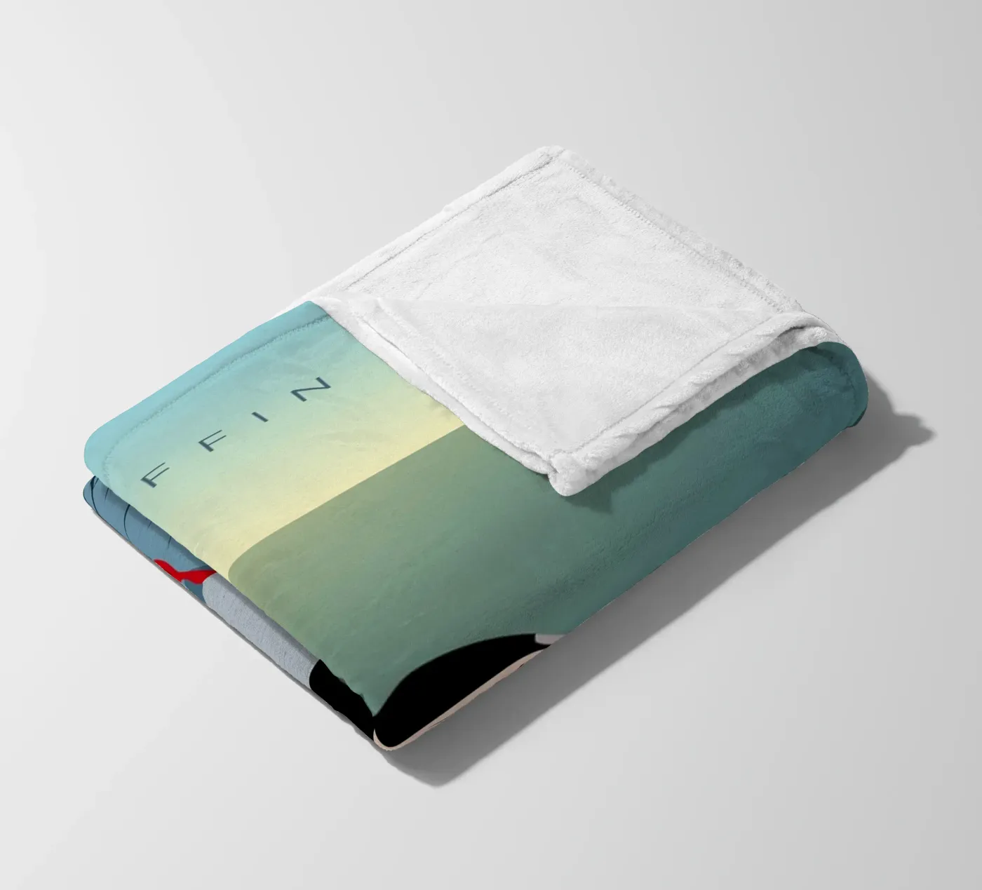 Puffin Fleecedecke von minimalist designs