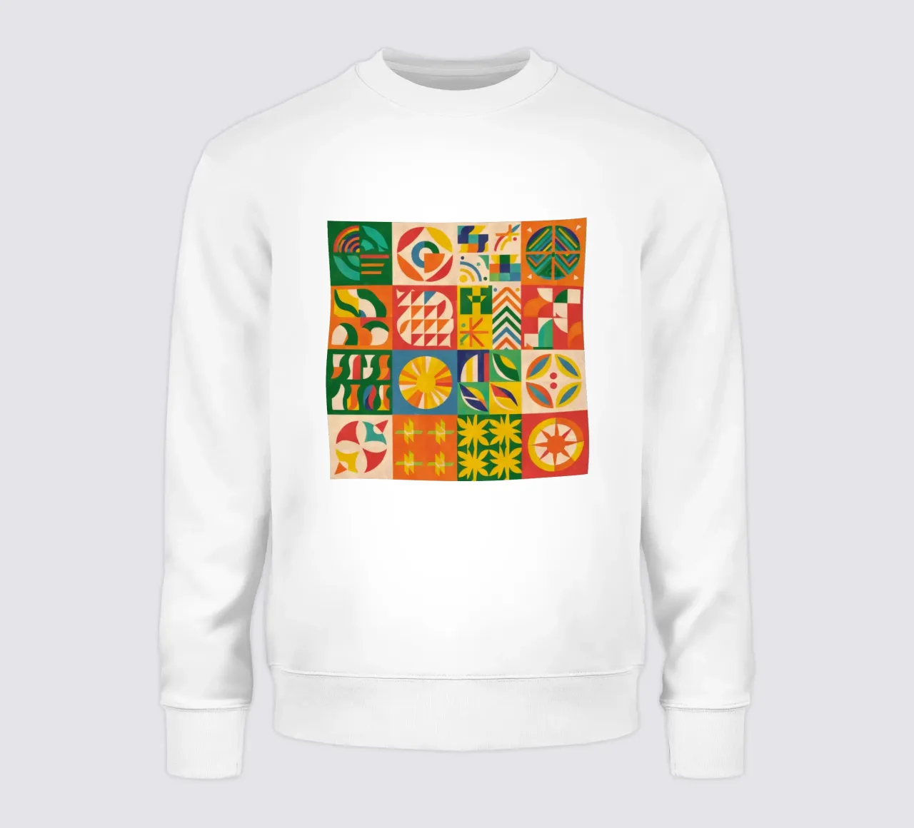 Schema di trapunta folcloristica felpa da Sky Velour