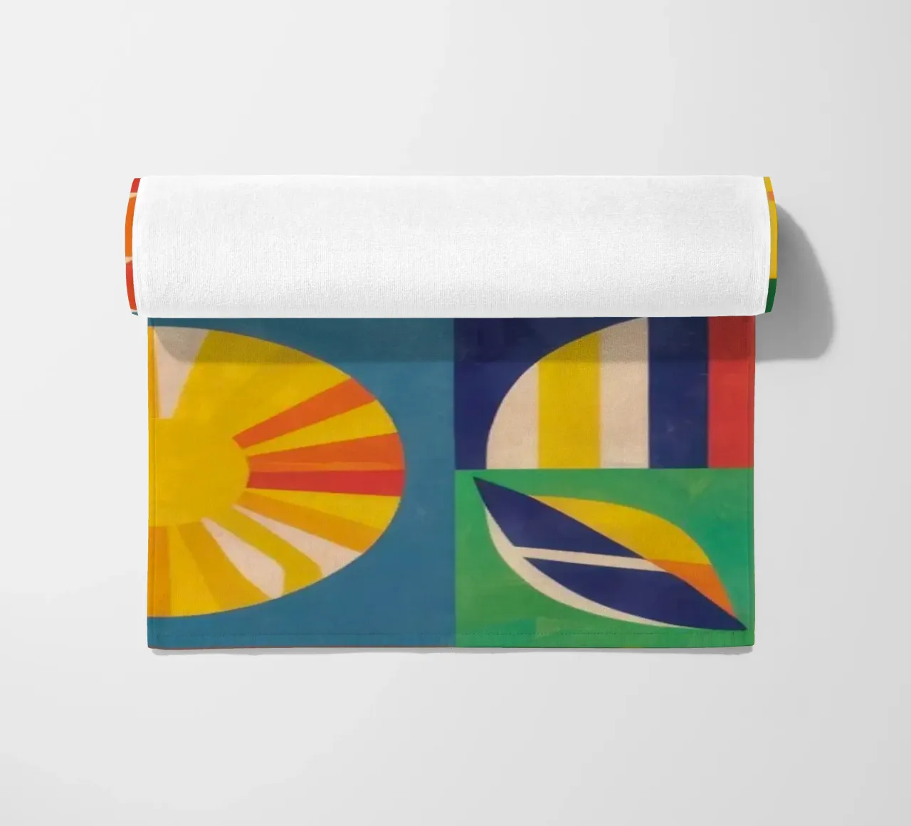 Schema di trapunta folcloristica telo mare da Sky Velour