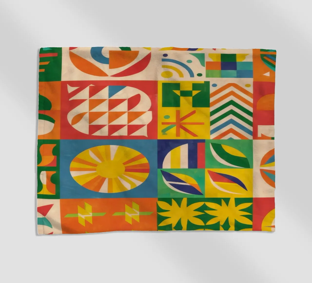 Schema di trapunta folcloristica telo mare da Sky Velour