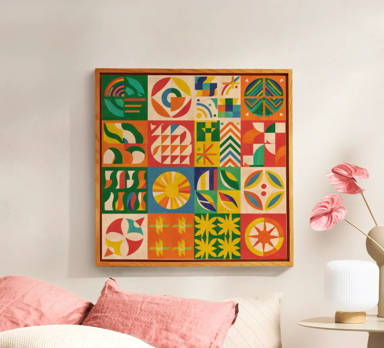 Schema di trapunta folcloristica plexiglass da Sky Velour