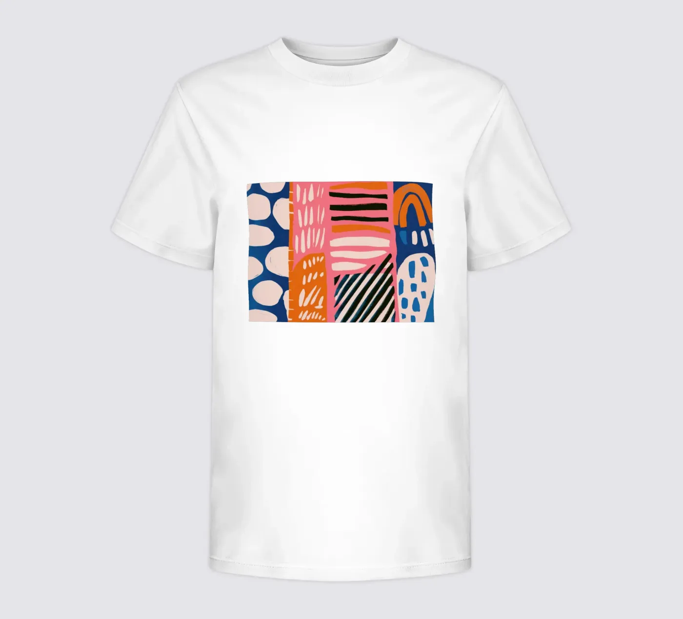 Abstract Rainbow Scribble t-shirt bambini da Sky Velour