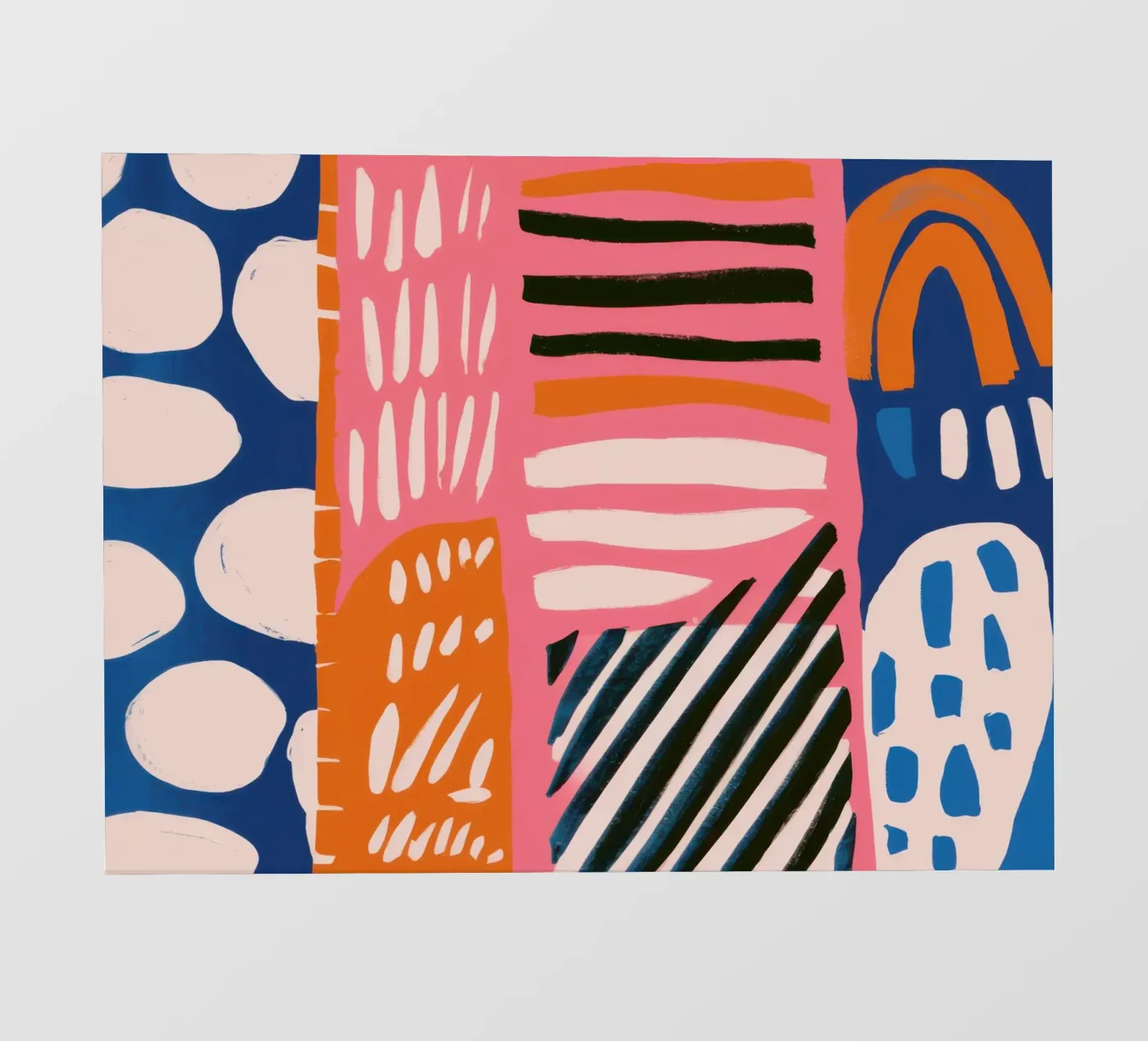 Abstract Rainbow Scribble pellicola backlit da Sky Velour