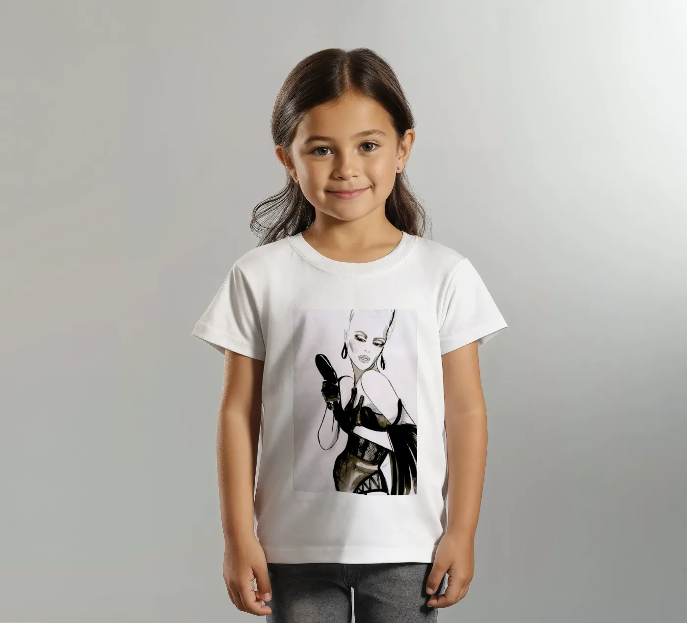Vanity kids t-shirt by Olesja Hännikäinen