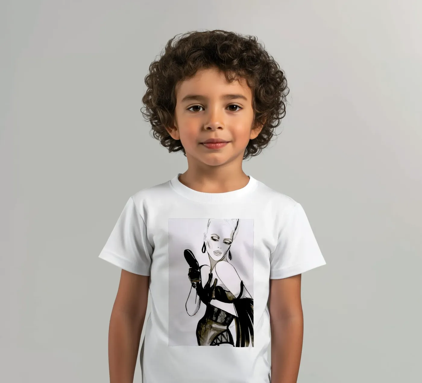 Vanity kids t-shirt by Olesja Hännikäinen