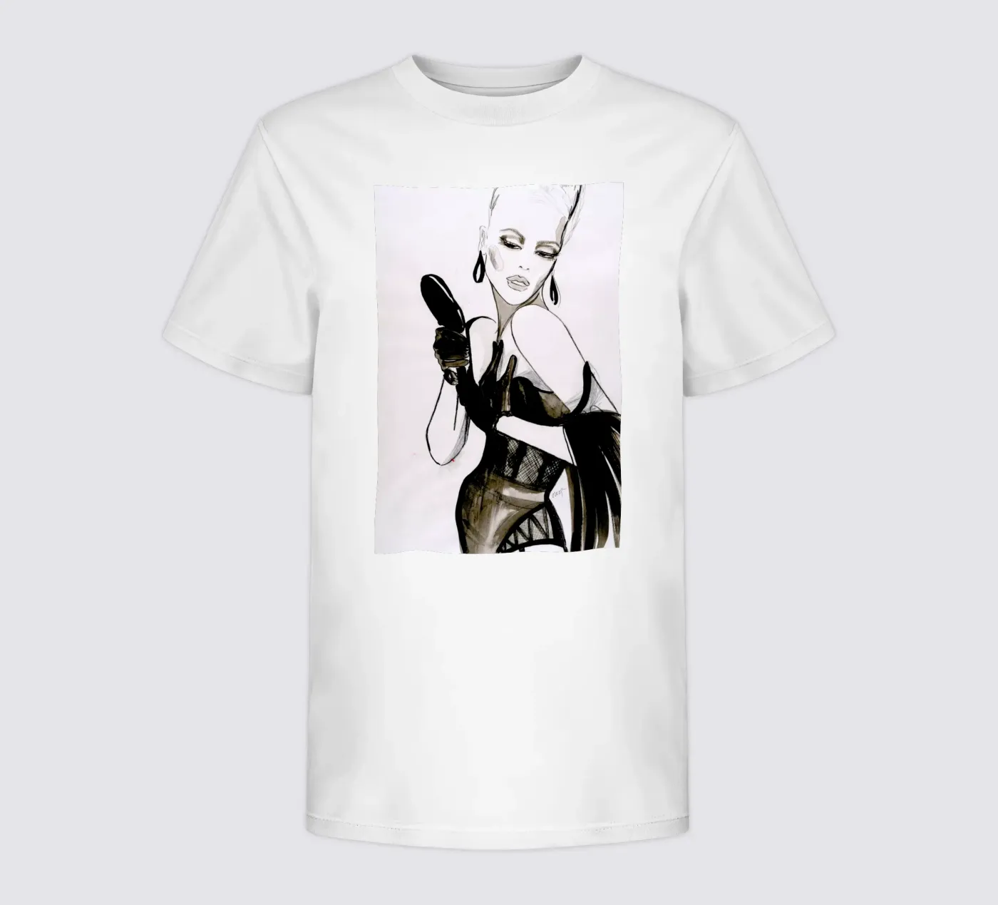 Vanity kids t-shirt by Olesja Hännikäinen