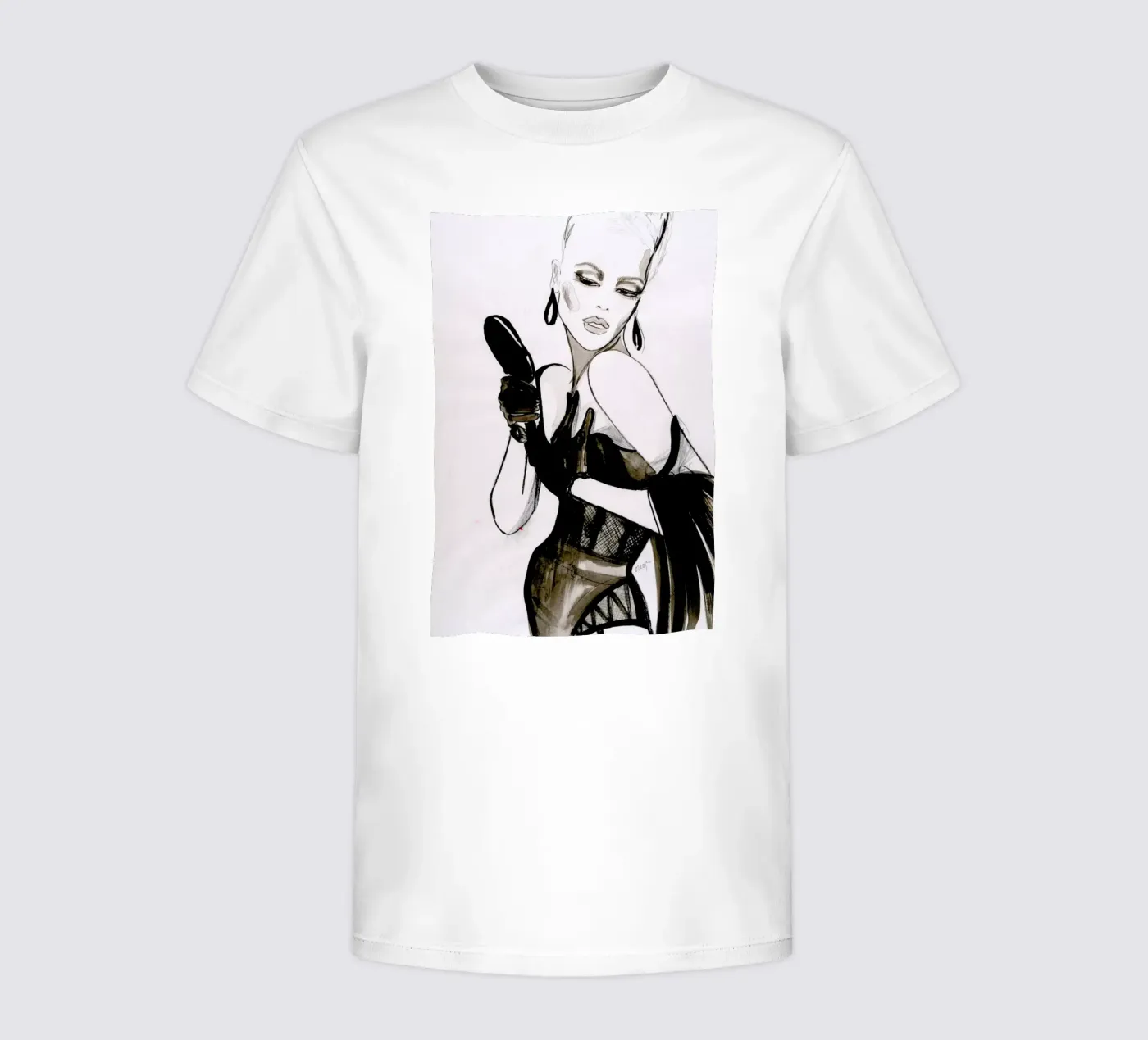 Vanity kids t-shirt by Olesja Hännikäinen