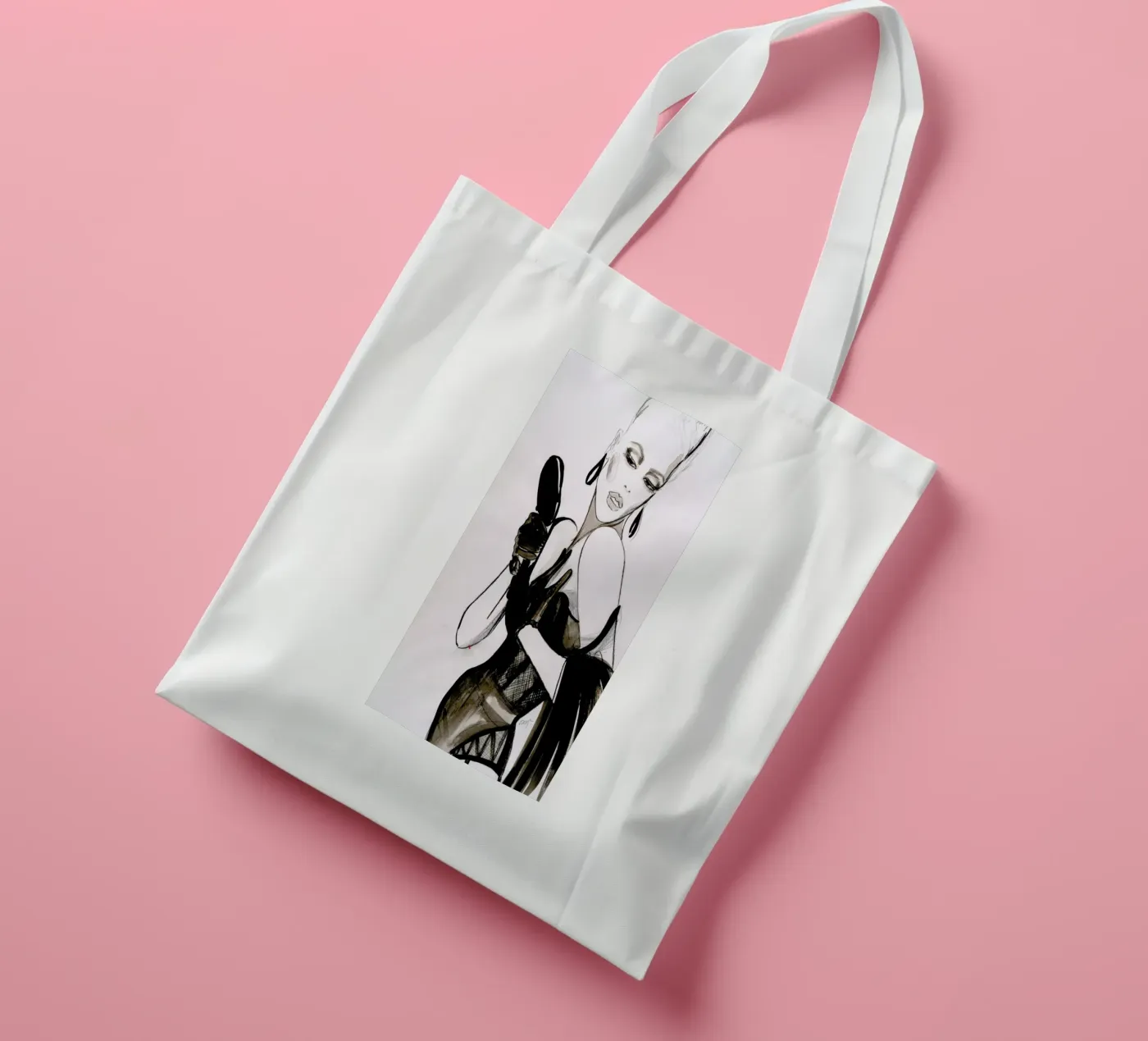 Vanity tote bag by Olesja Hännikäinen