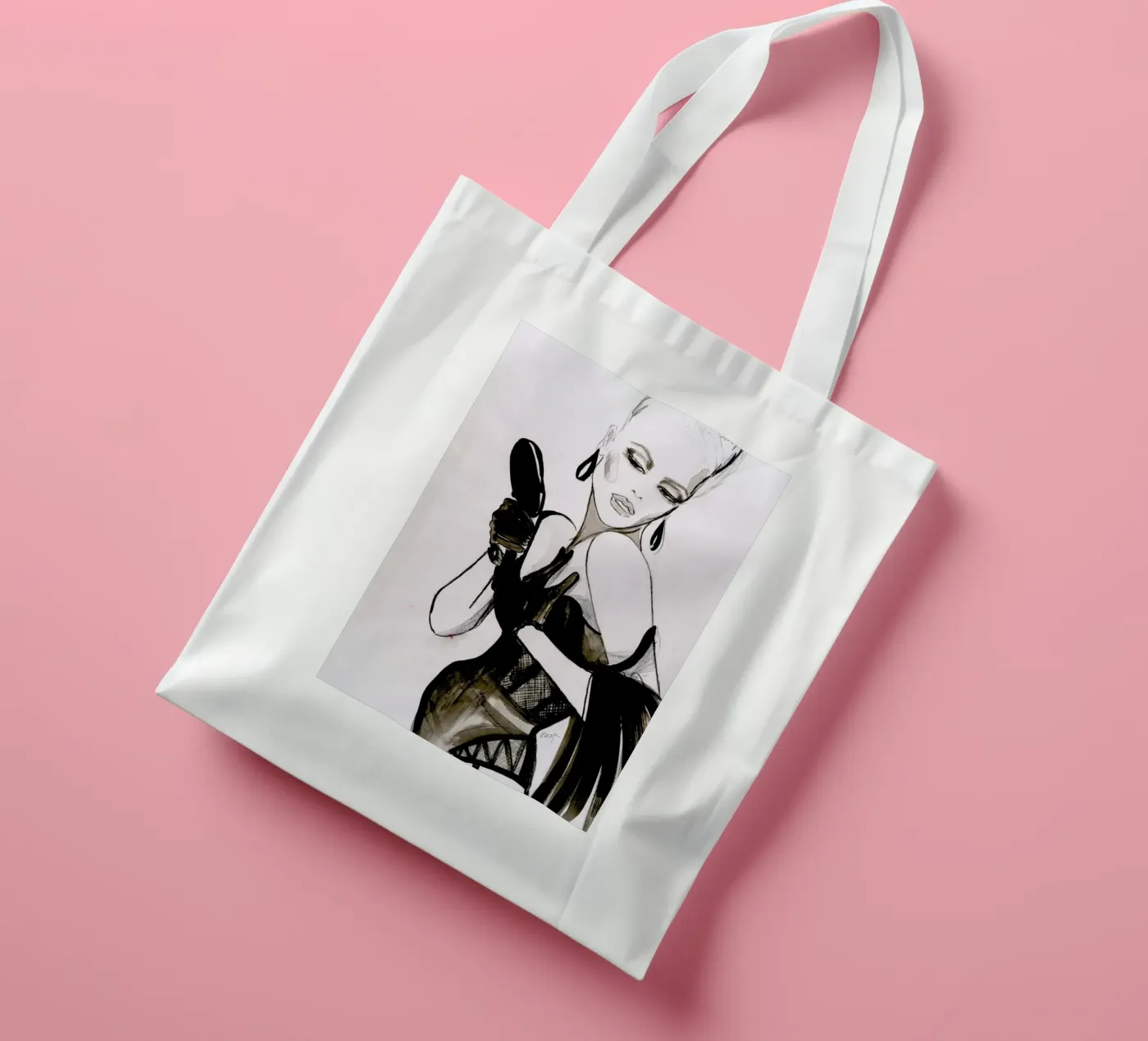 Vanity tote bag by Olesja Hännikäinen