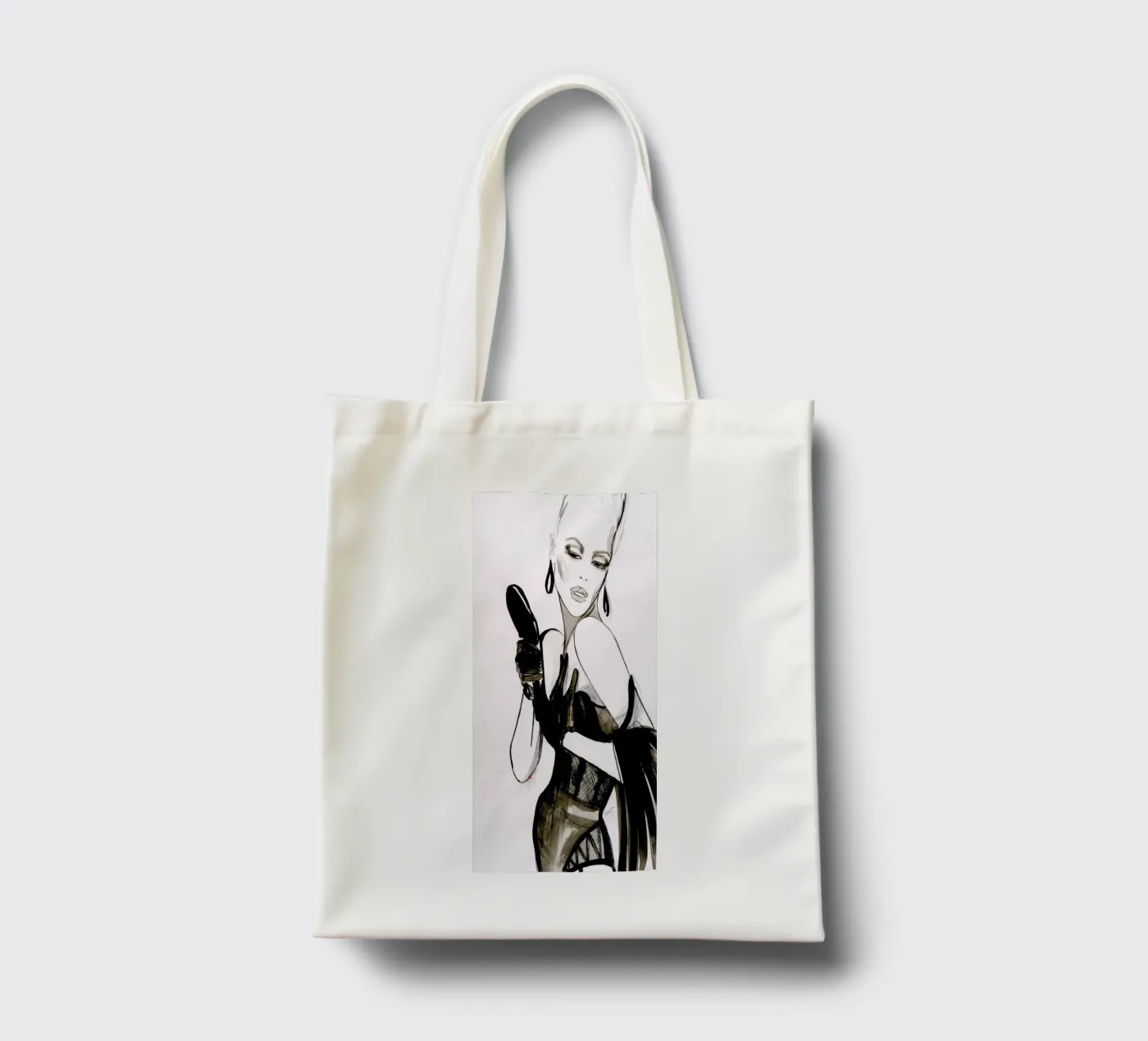 Vanity tote bag by Olesja Hännikäinen