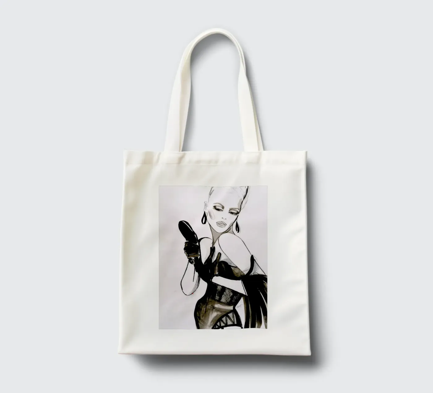 Vanity tote bag by Olesja Hännikäinen
