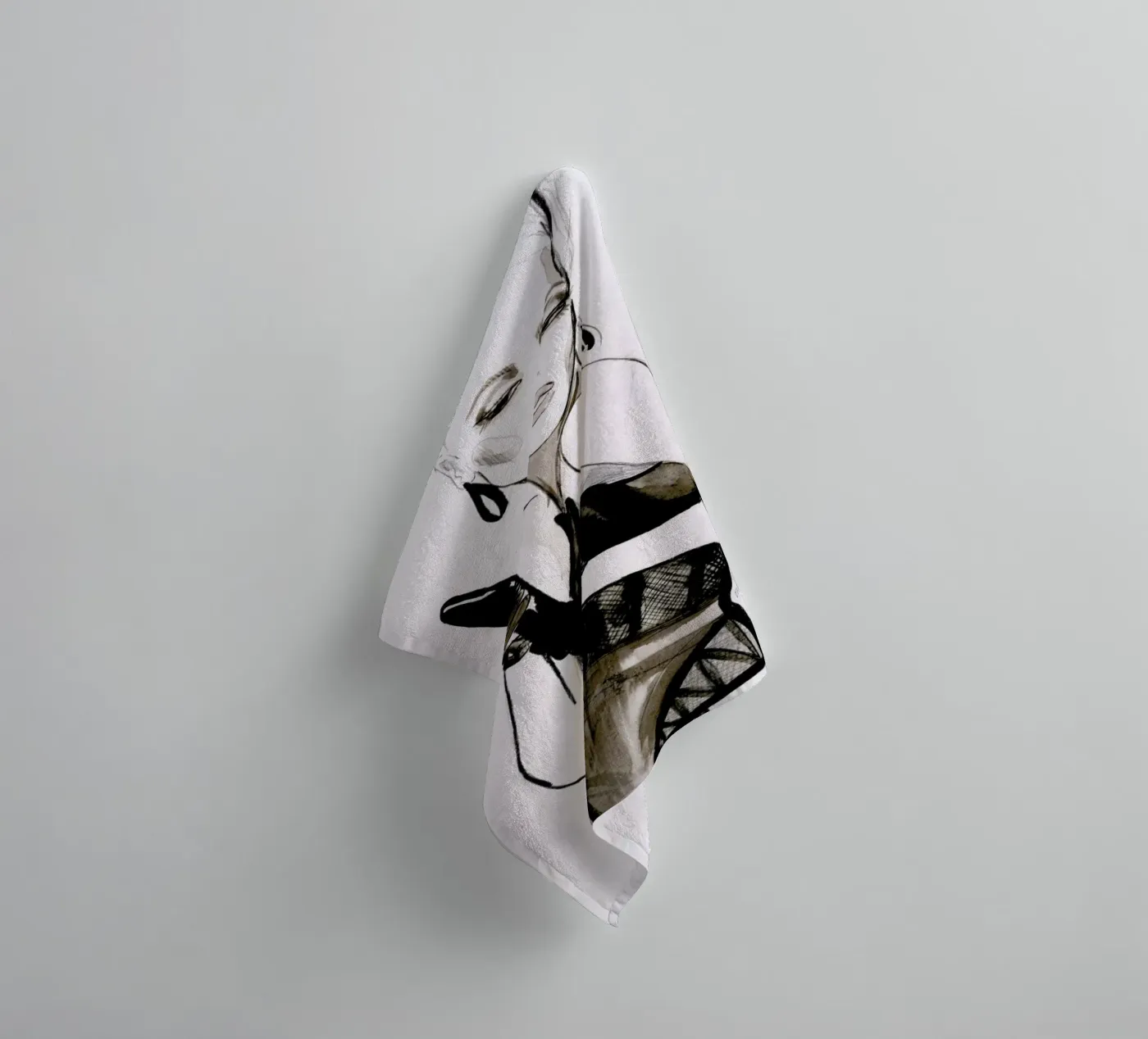 Vanity towel by Olesja Hännikäinen