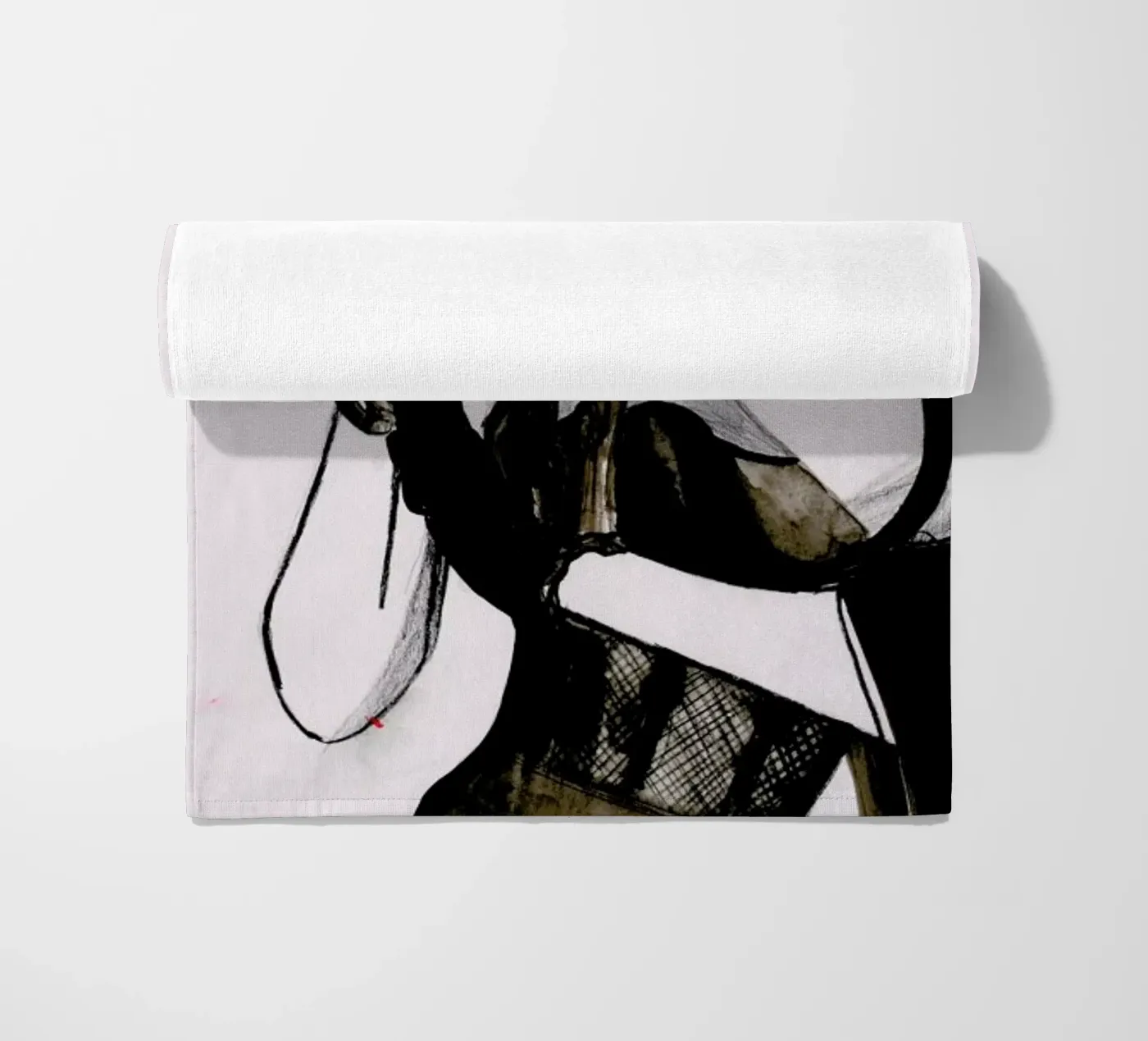 Vanity beach towel by Olesja Hännikäinen