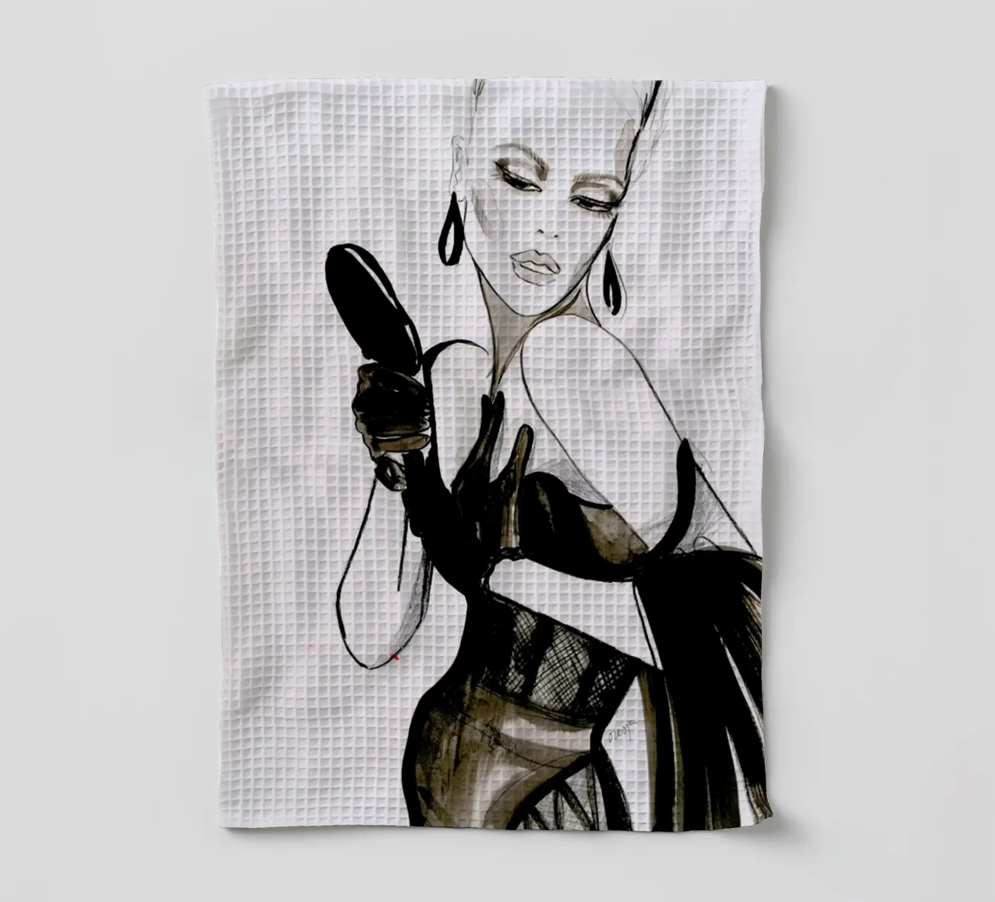 Vanity Geschirrtuch von Olesja Hännikäinen