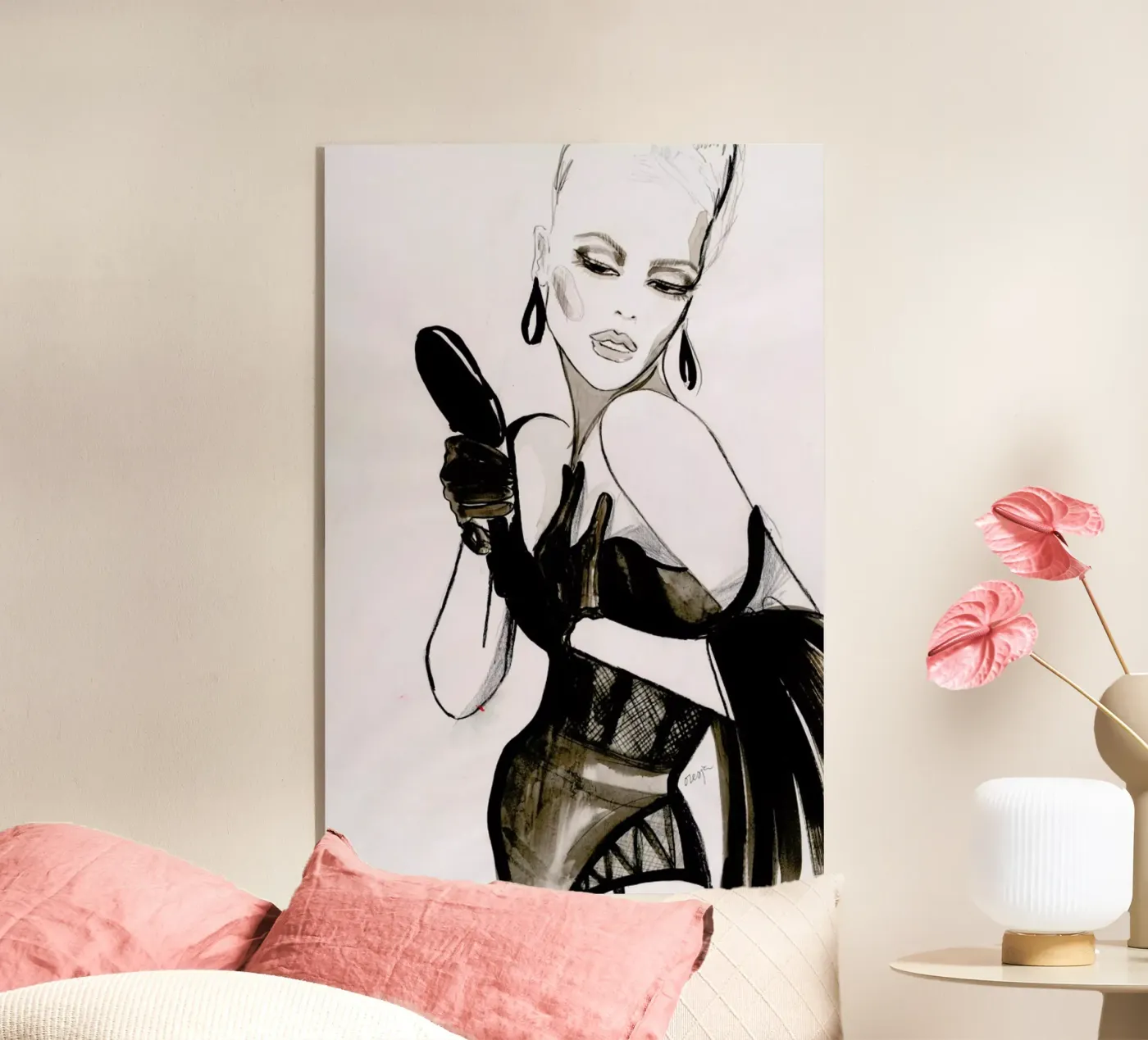 Vanity Acryl-Glas von Olesja Hännikäinen