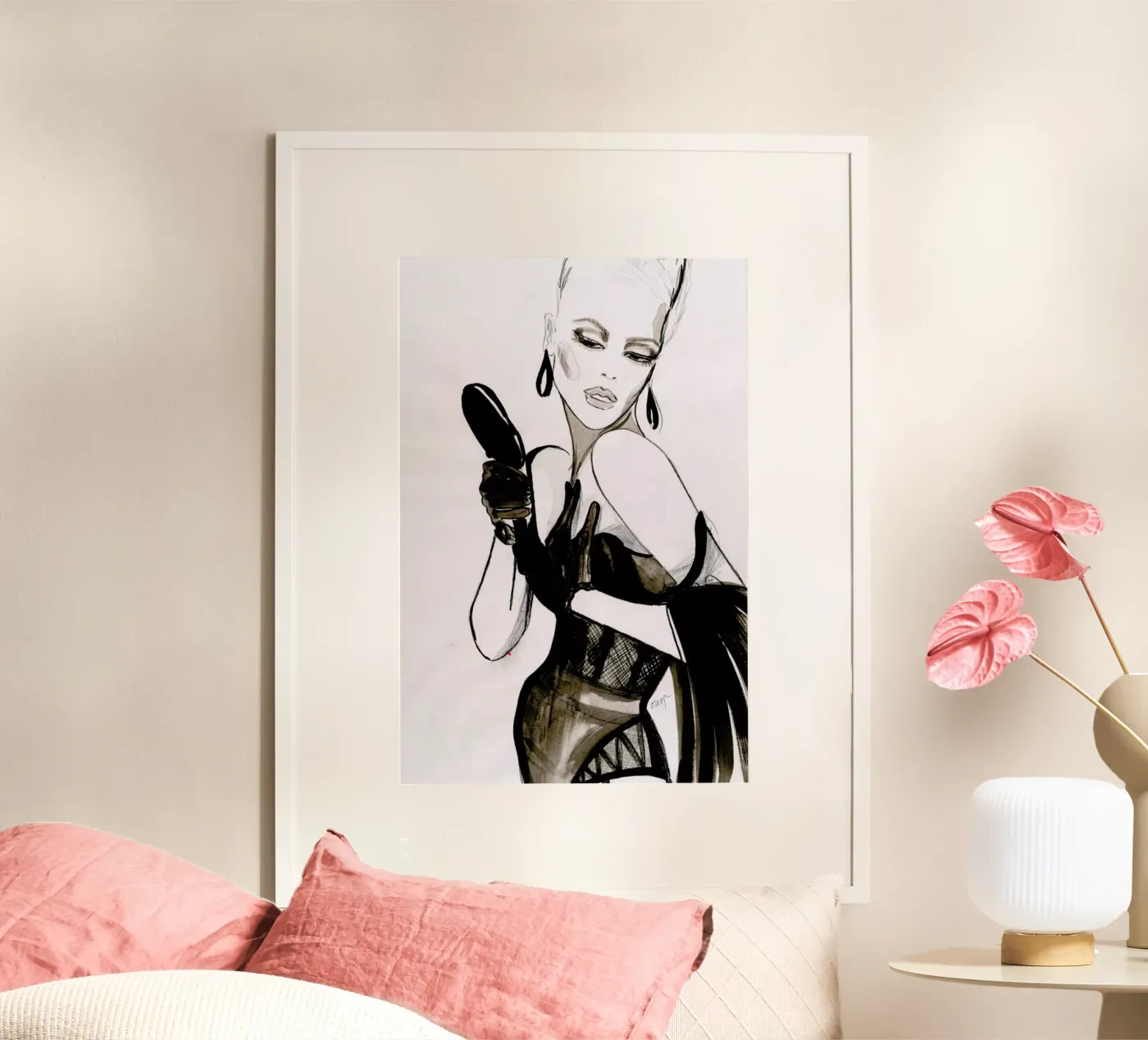 Vanity Poster von Olesja Hännikäinen