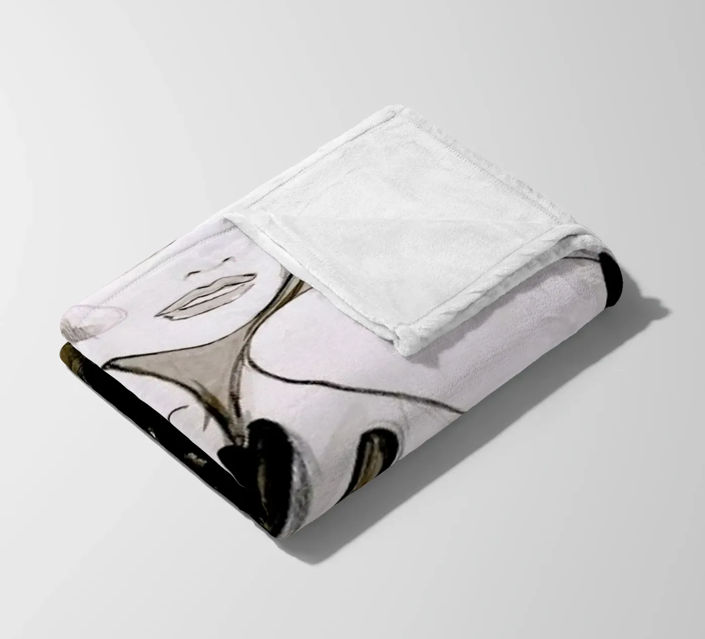 Vanity fleece blanket by Olesja Hännikäinen