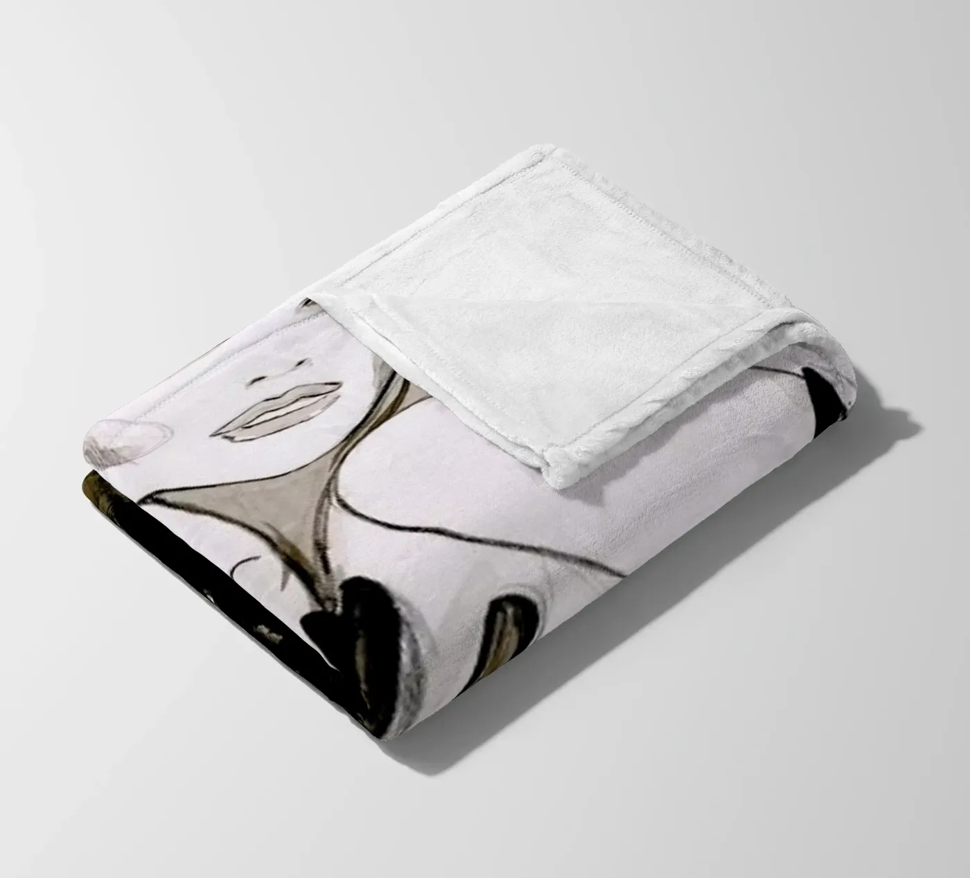 Vanity fleece blanket by Olesja Hännikäinen
