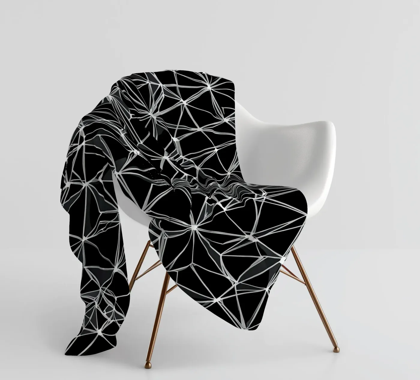 Motivo geometrico ripetuto senza soluzione di continuità coperta in pile da uniqe world