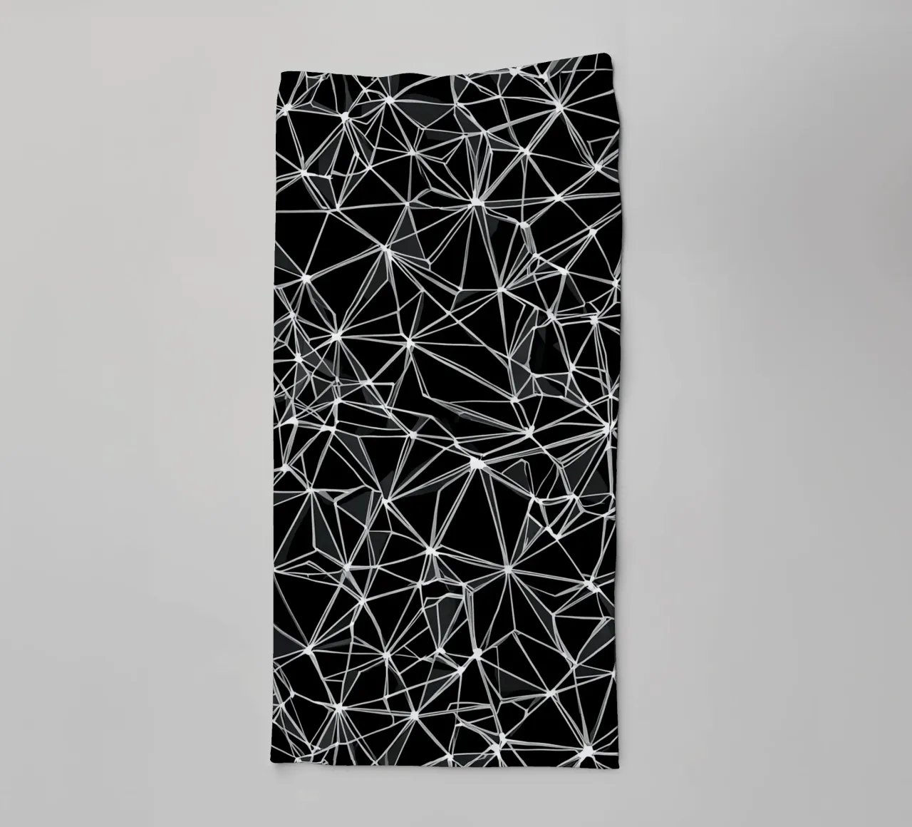 Seamless repeating geometric pattern towel by uniqe world
