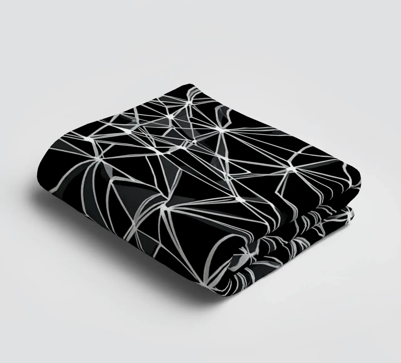 Seamless repeating geometric pattern towel by uniqe world