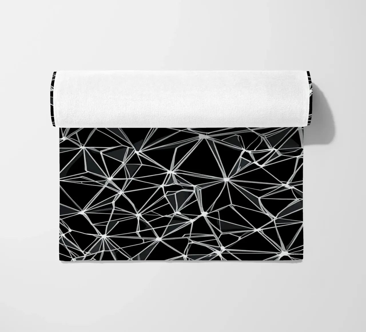 Motivo geometrico ripetuto senza soluzione di continuità telo mare da uniqe world