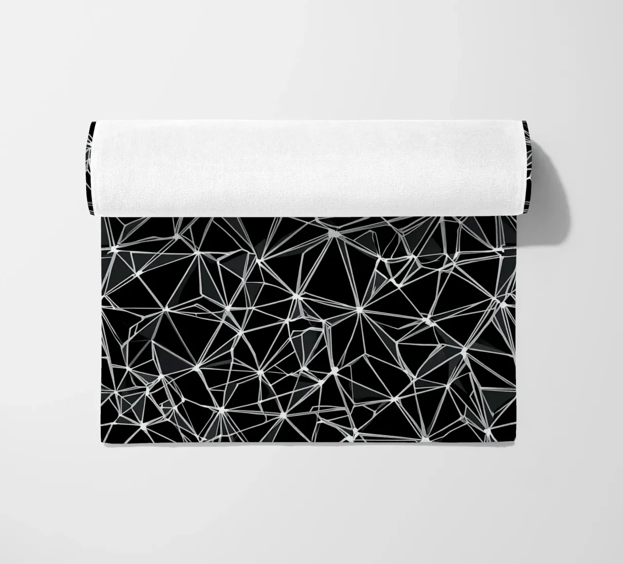 Motivo geometrico ripetuto senza soluzione di continuità telo mare da uniqe world