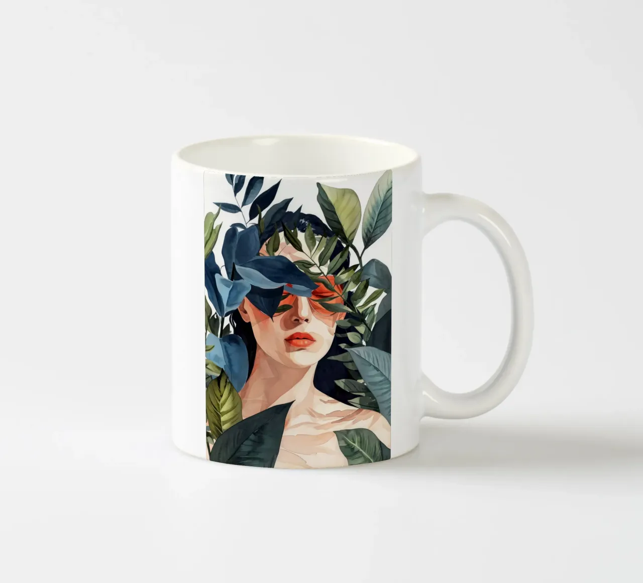 Troppo caldo per me acquerello pittura digitale tazza in ceramica da Justyna Jaszke JBJart