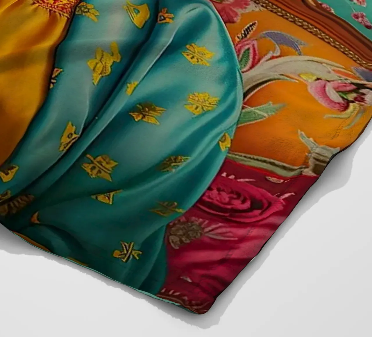 Frida Kahlo "Unyielding Spirit" coperta in pile da Fantasias Florales