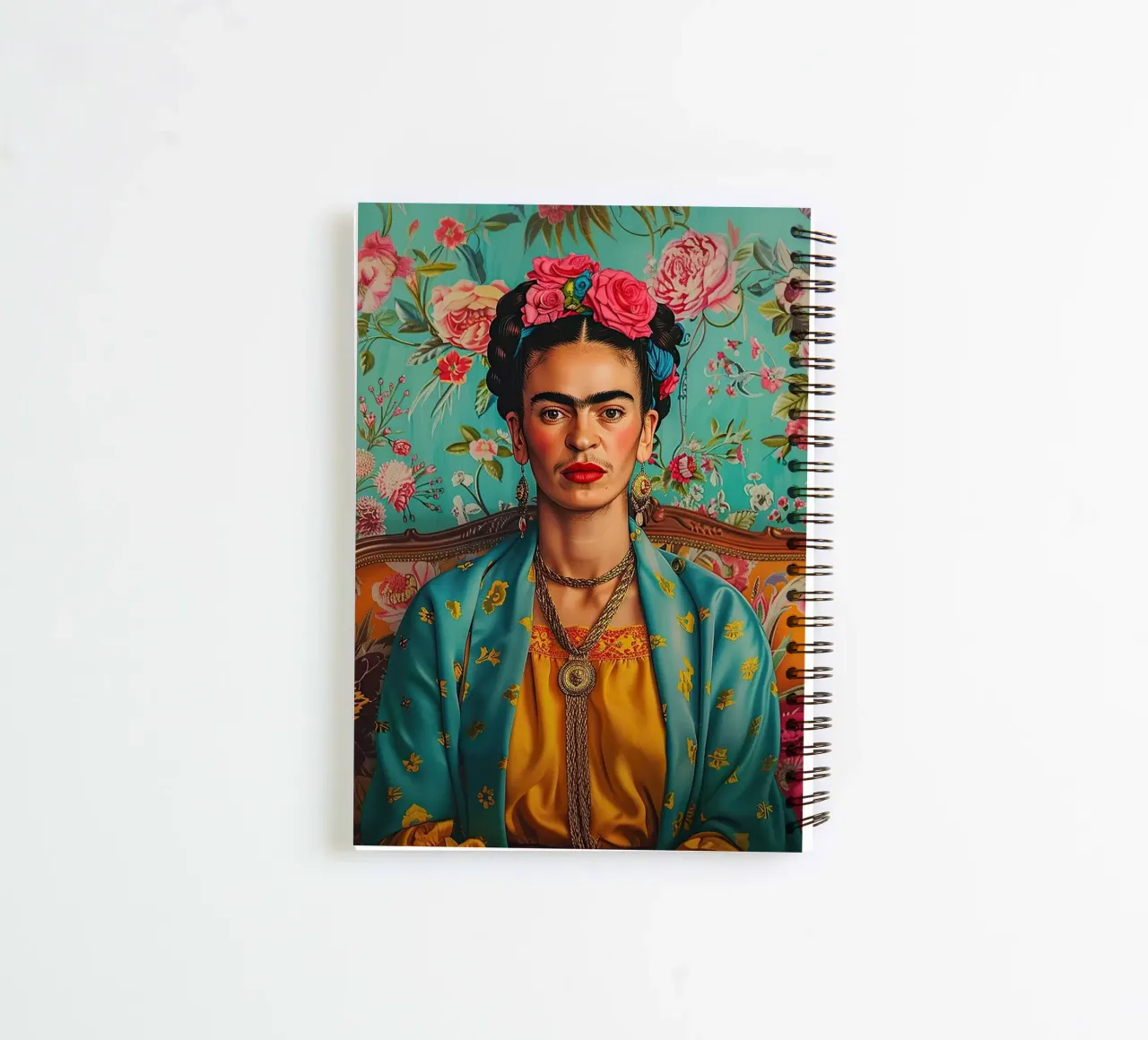 Frida Kahlo "Unyielding Spirit" diario ad anelli da Fantasias Florales