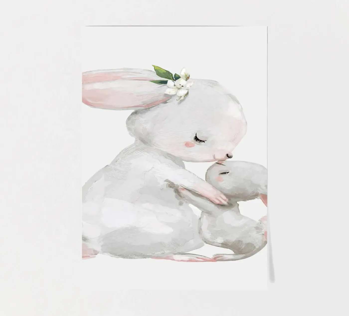 Hasenumarmung Stickerbogen von earl BM