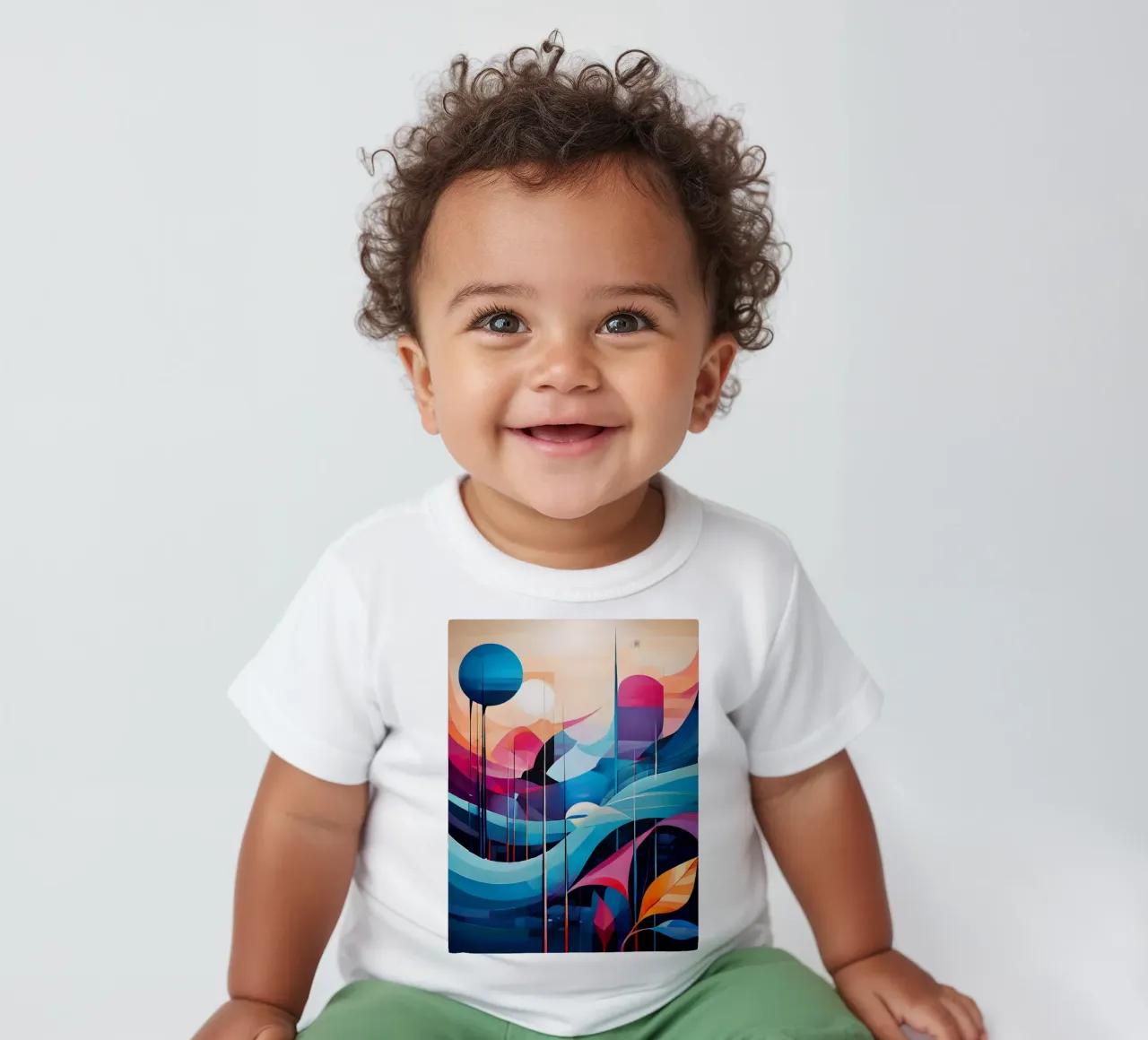Orizzonti vibranti maglietta neonato da Artistic-shop