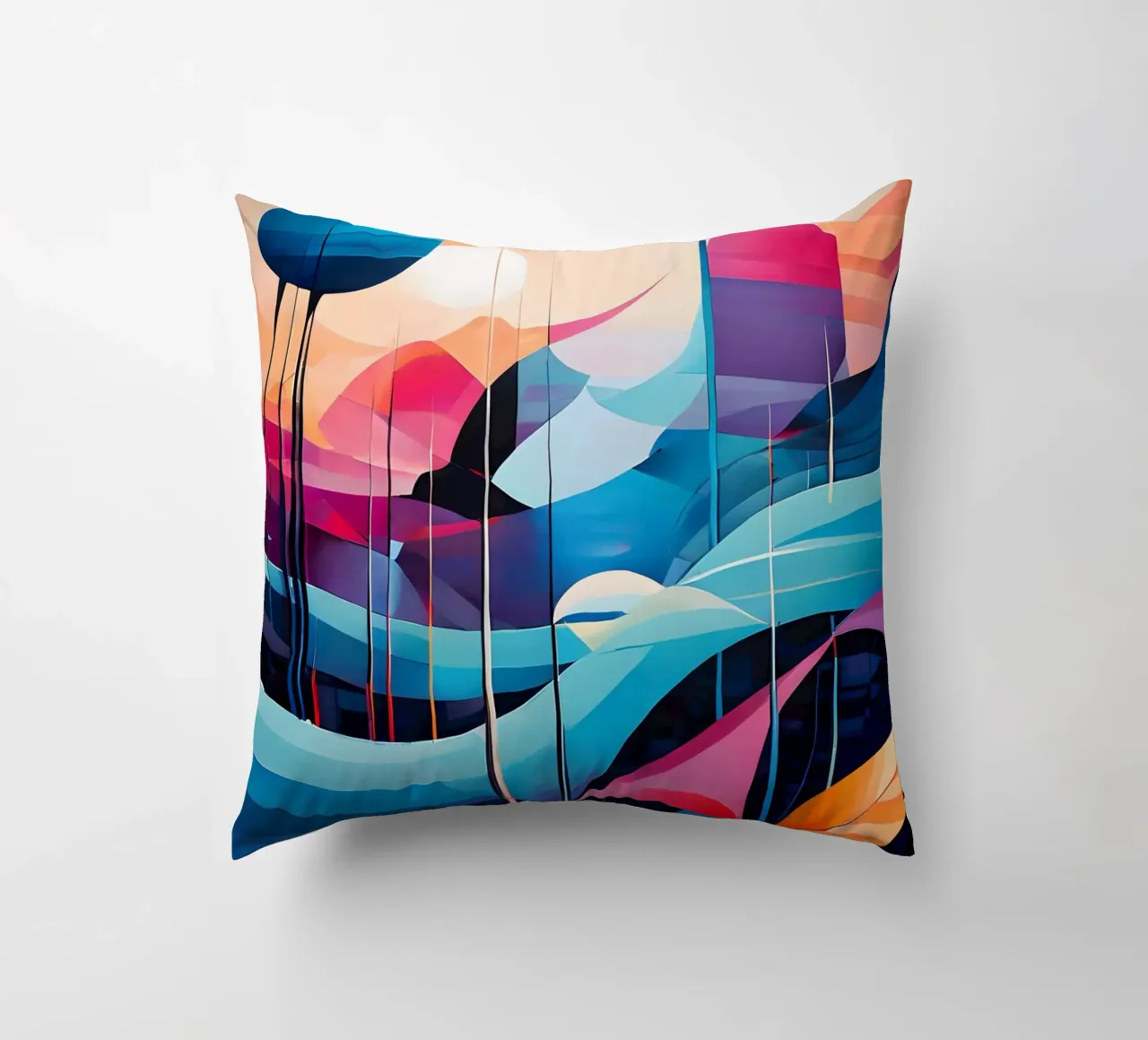 Orizzonti vibranti cuscino da Artistic-shop