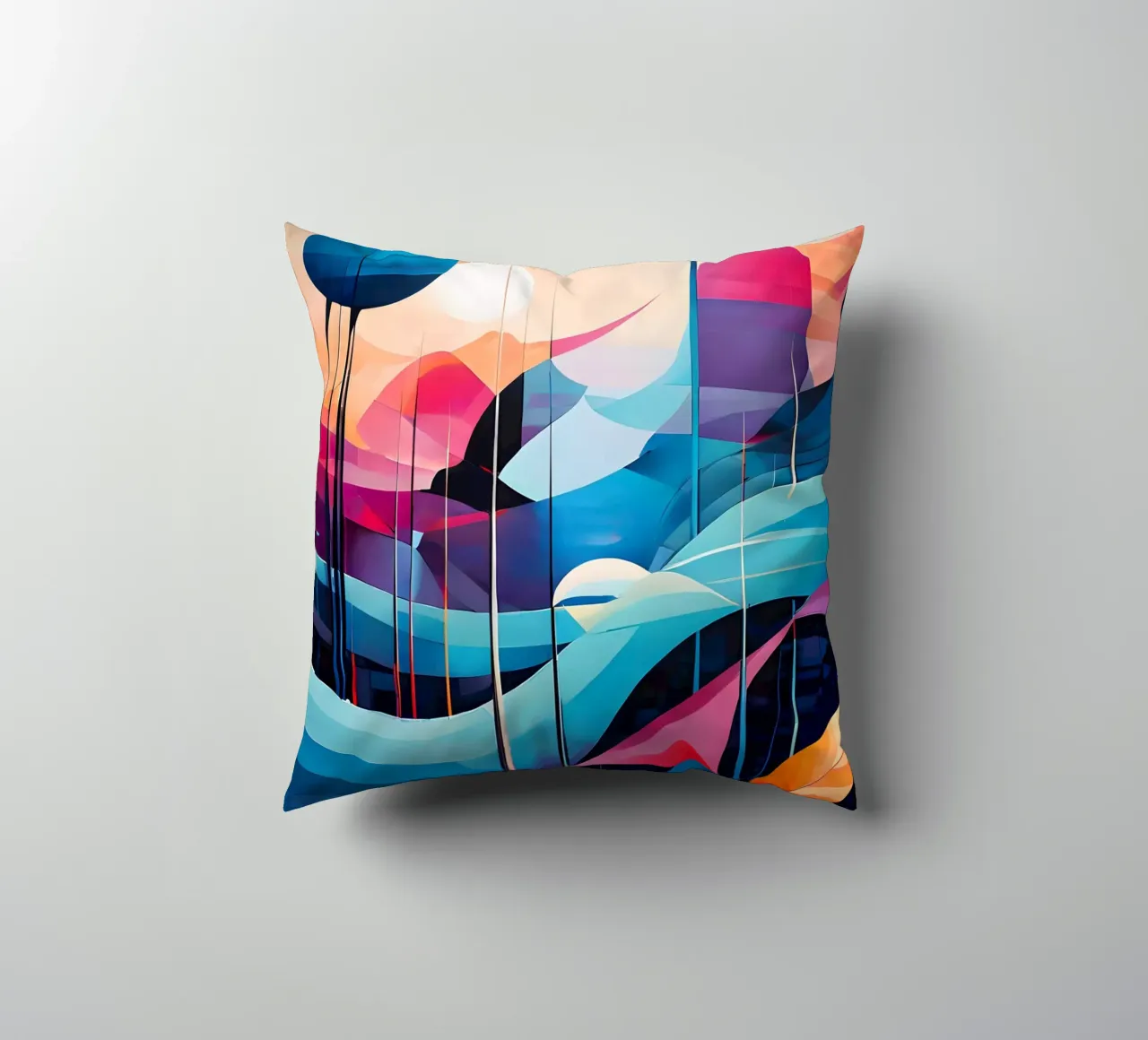 Orizzonti vibranti cuscino da Artistic-shop