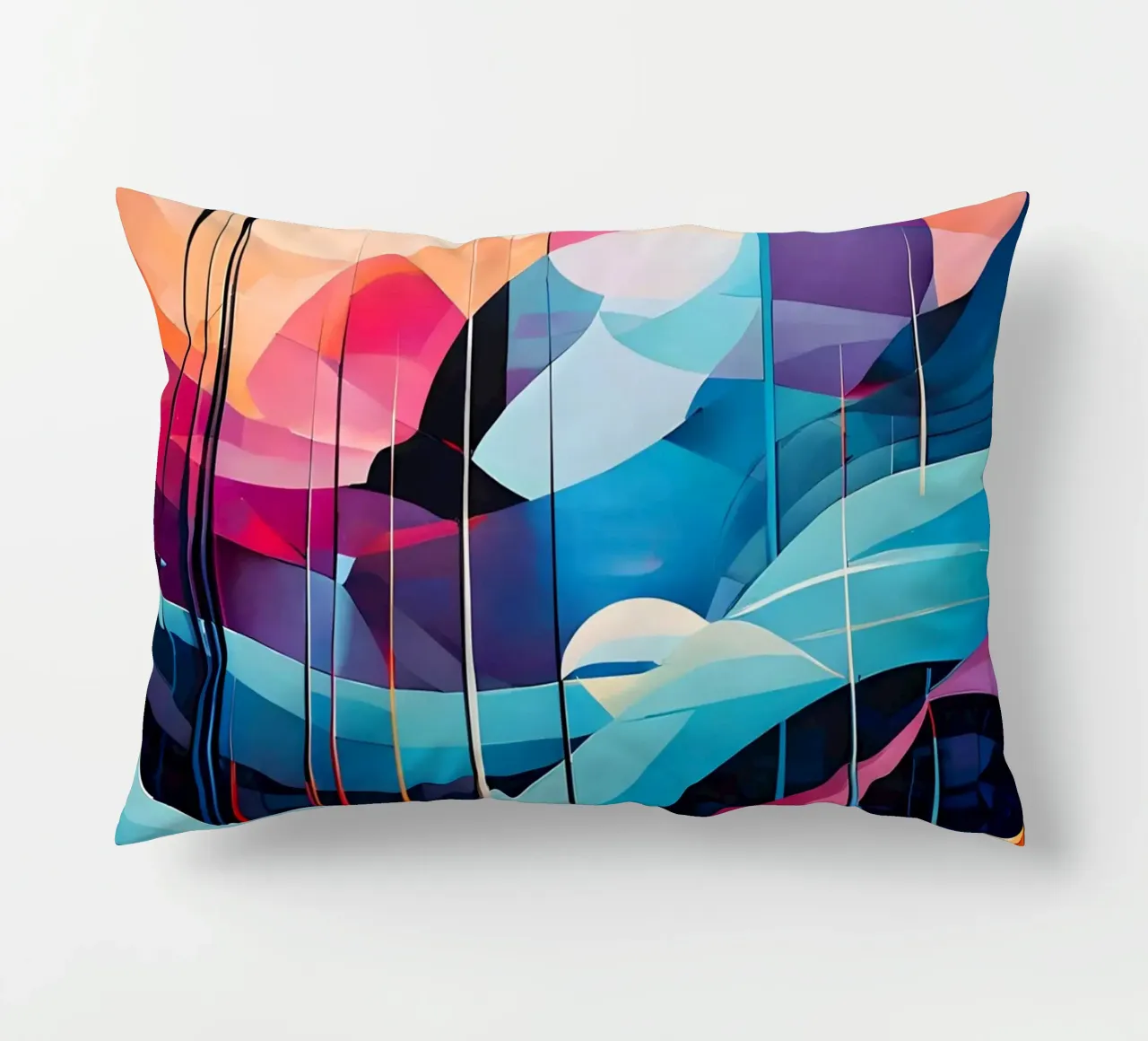 Orizzonti vibranti cuscino da Artistic-shop