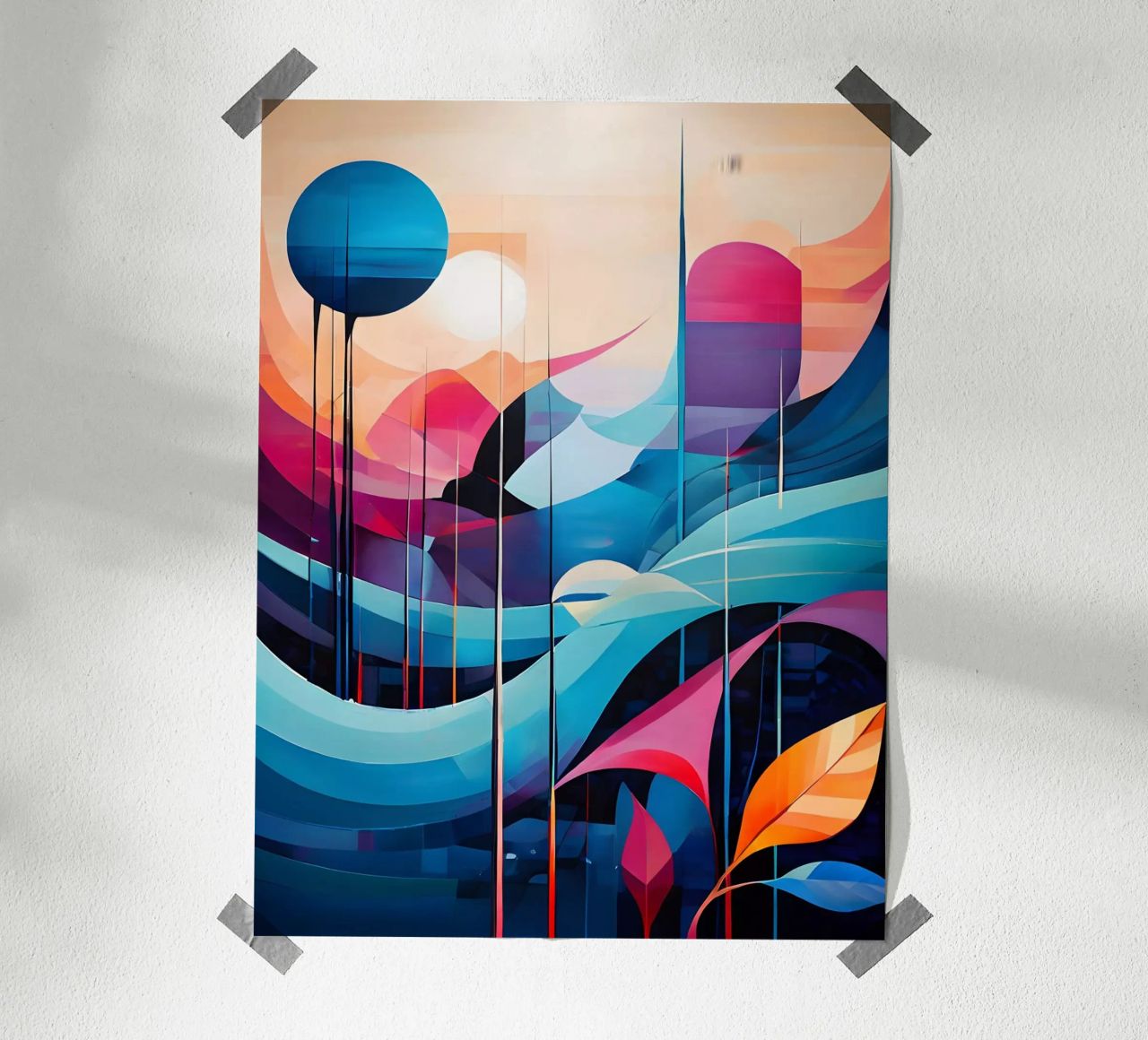 Vibrant Horizons poster by Artistic-shop
