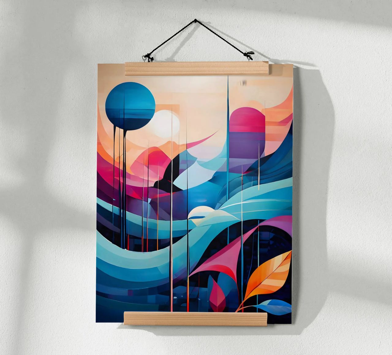 Vibrant Horizons poster by Artistic-shop