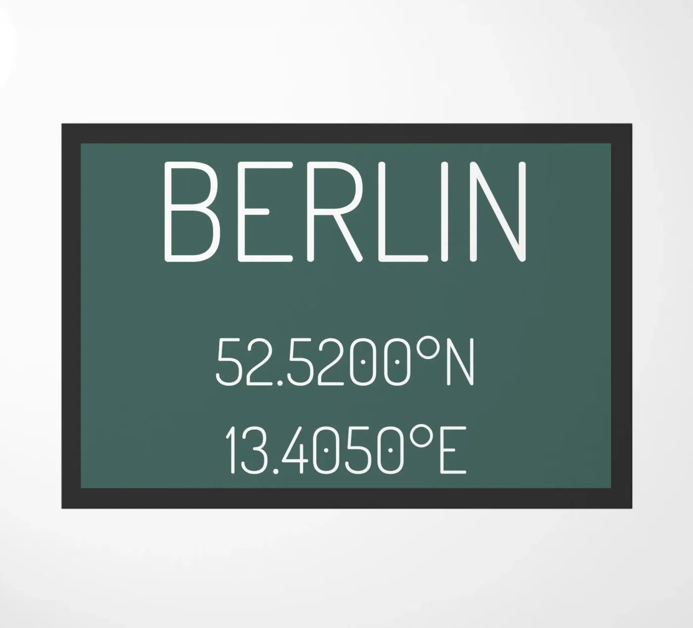 BERLIN CENTRE doormat by Simple