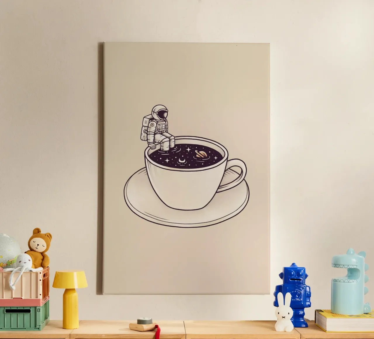 Enkel Dika - Break Time tela con Cornice a cassetta da The Artcircle