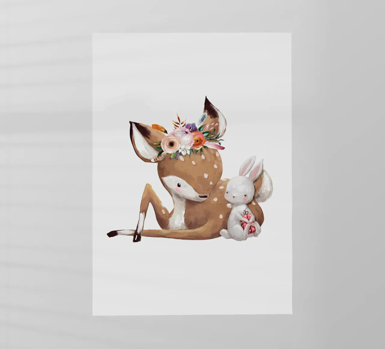 Cervo e coniglio pellicola backlit da earl BM