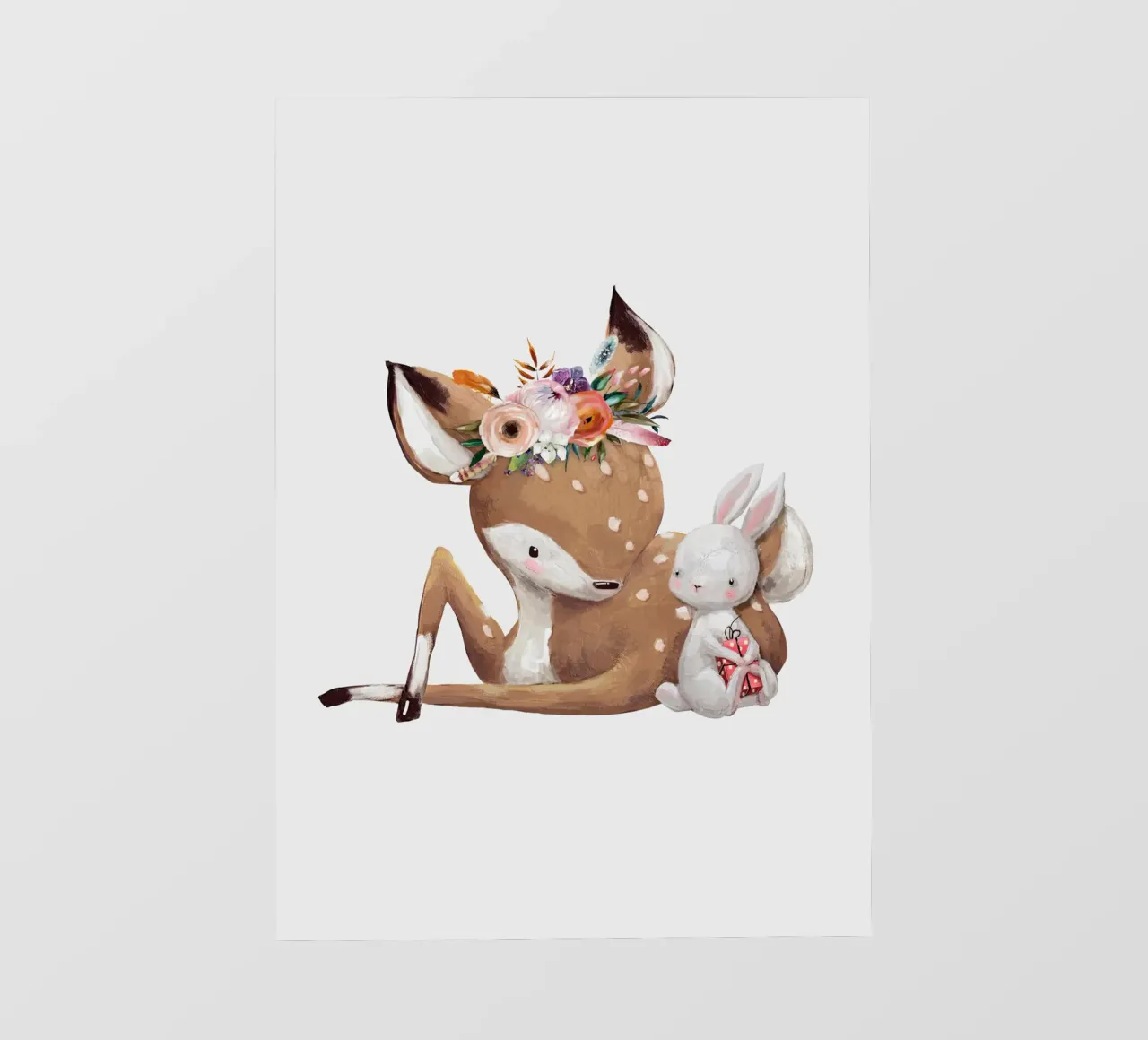 Cervo e coniglio pellicola backlit da earl BM