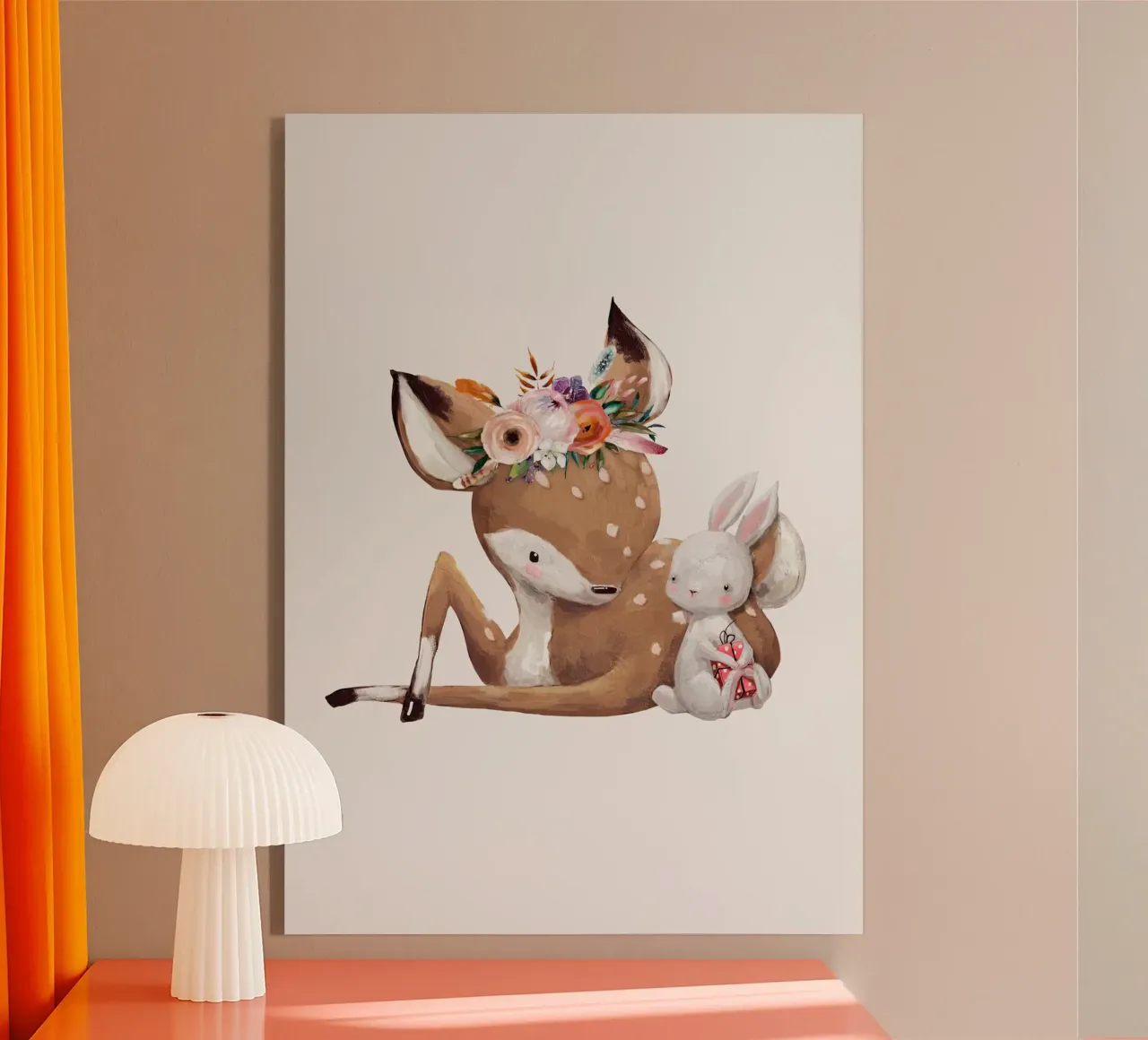 Cervo e coniglio plexiglass da earl BM