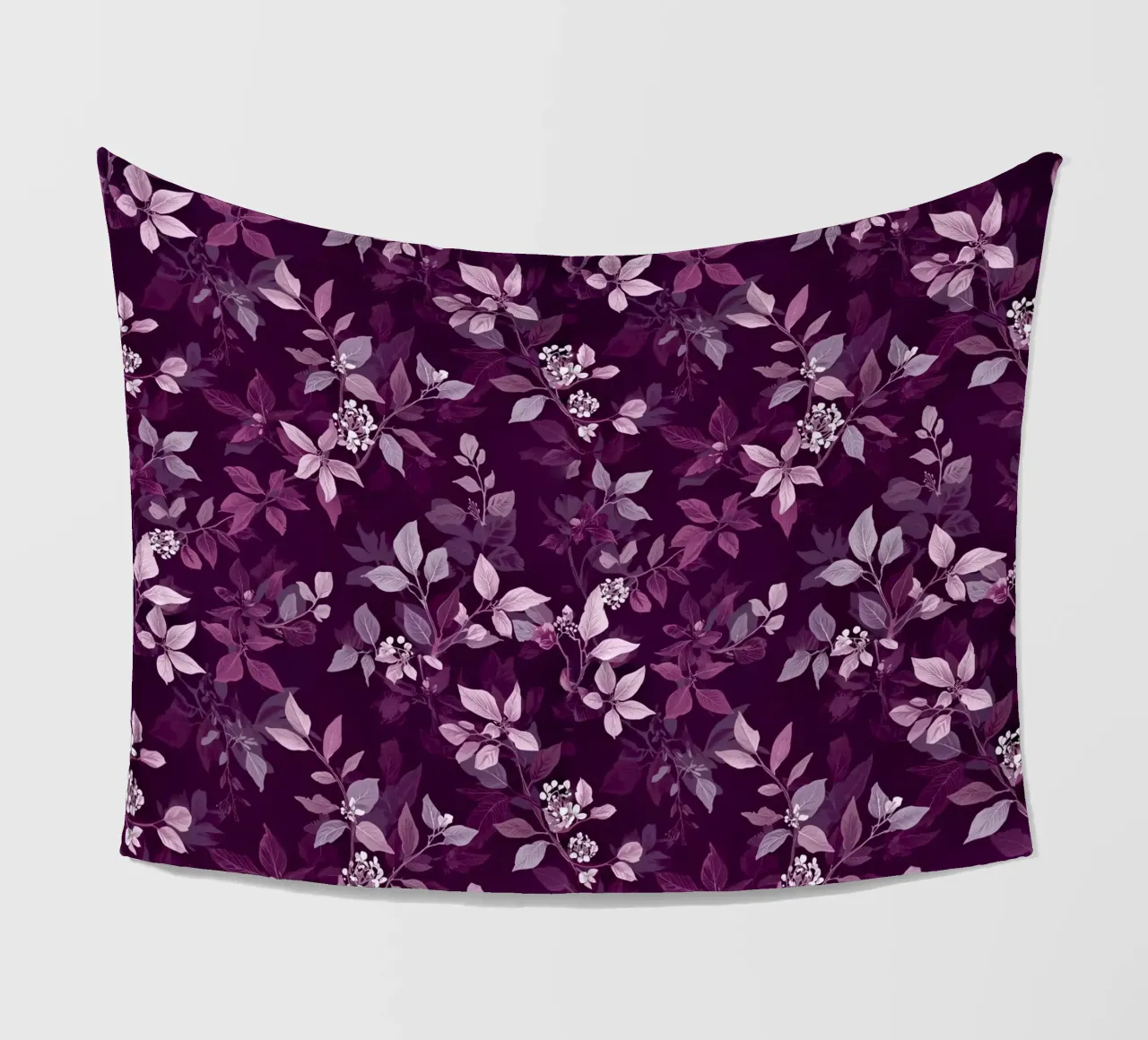 Purple Botanical Pattern coperta in pile da AzStore11
