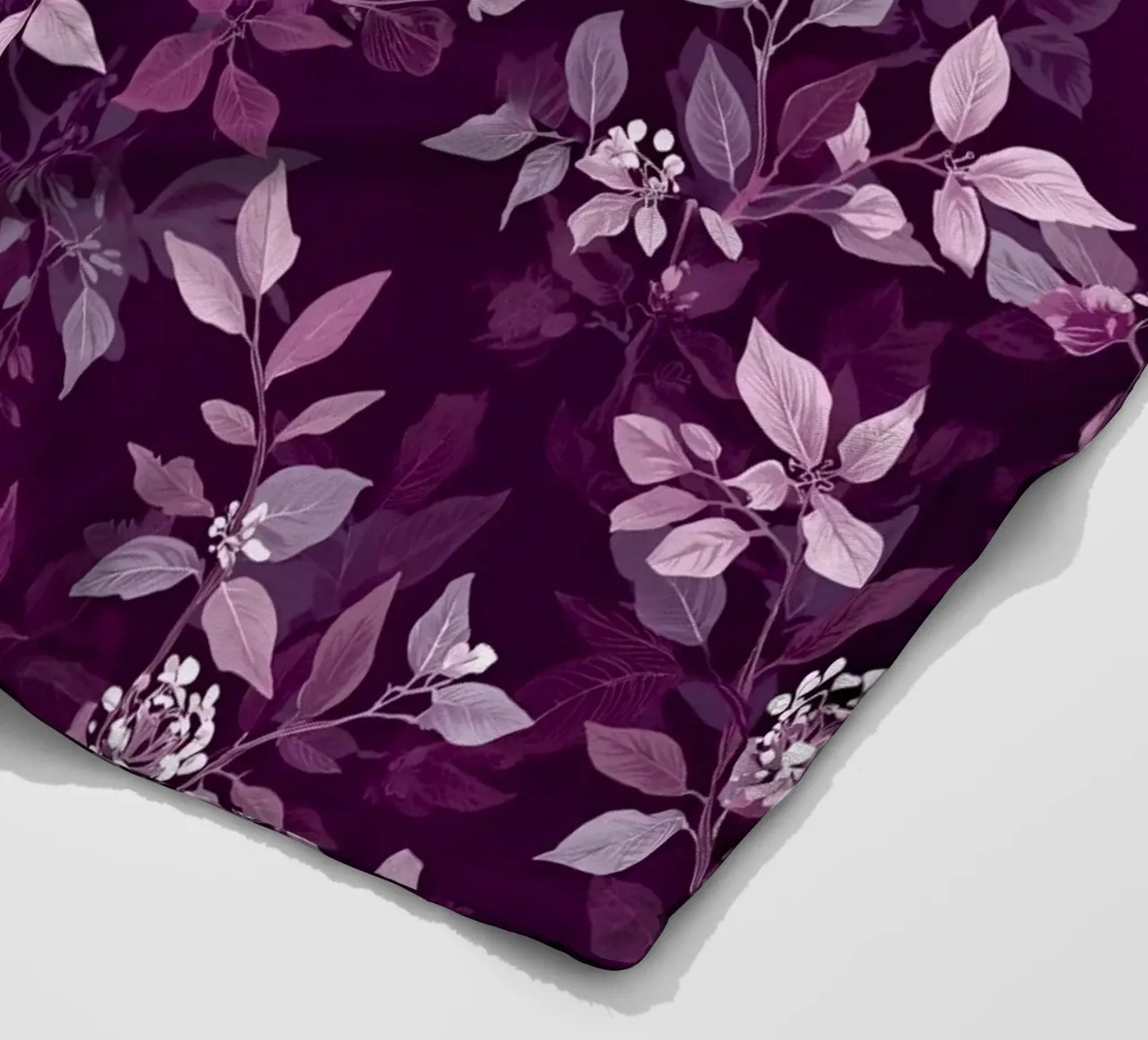 Purple Botanical Pattern coperta in pile da AzStore11