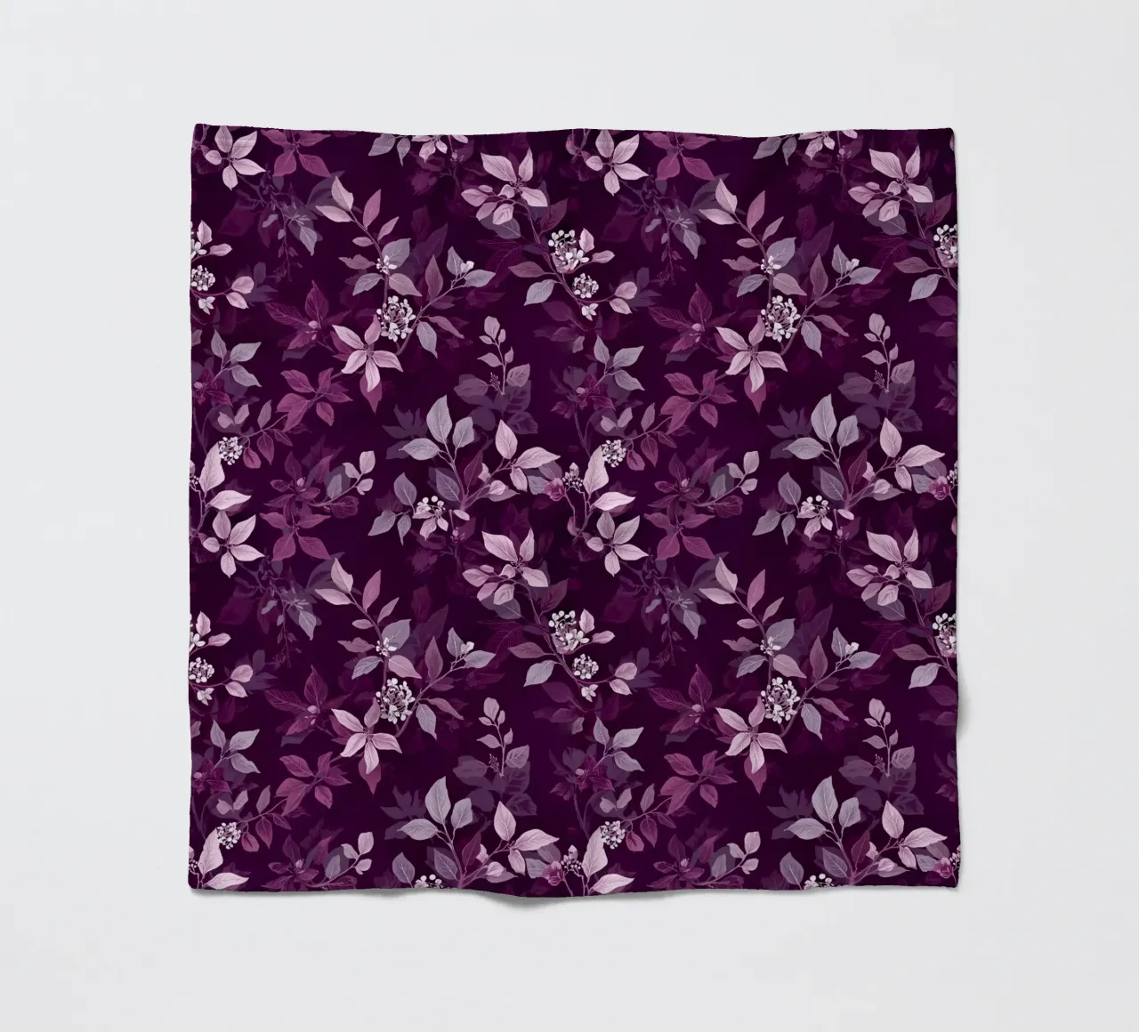Purple Botanical Pattern coperta in pile da AzStore11