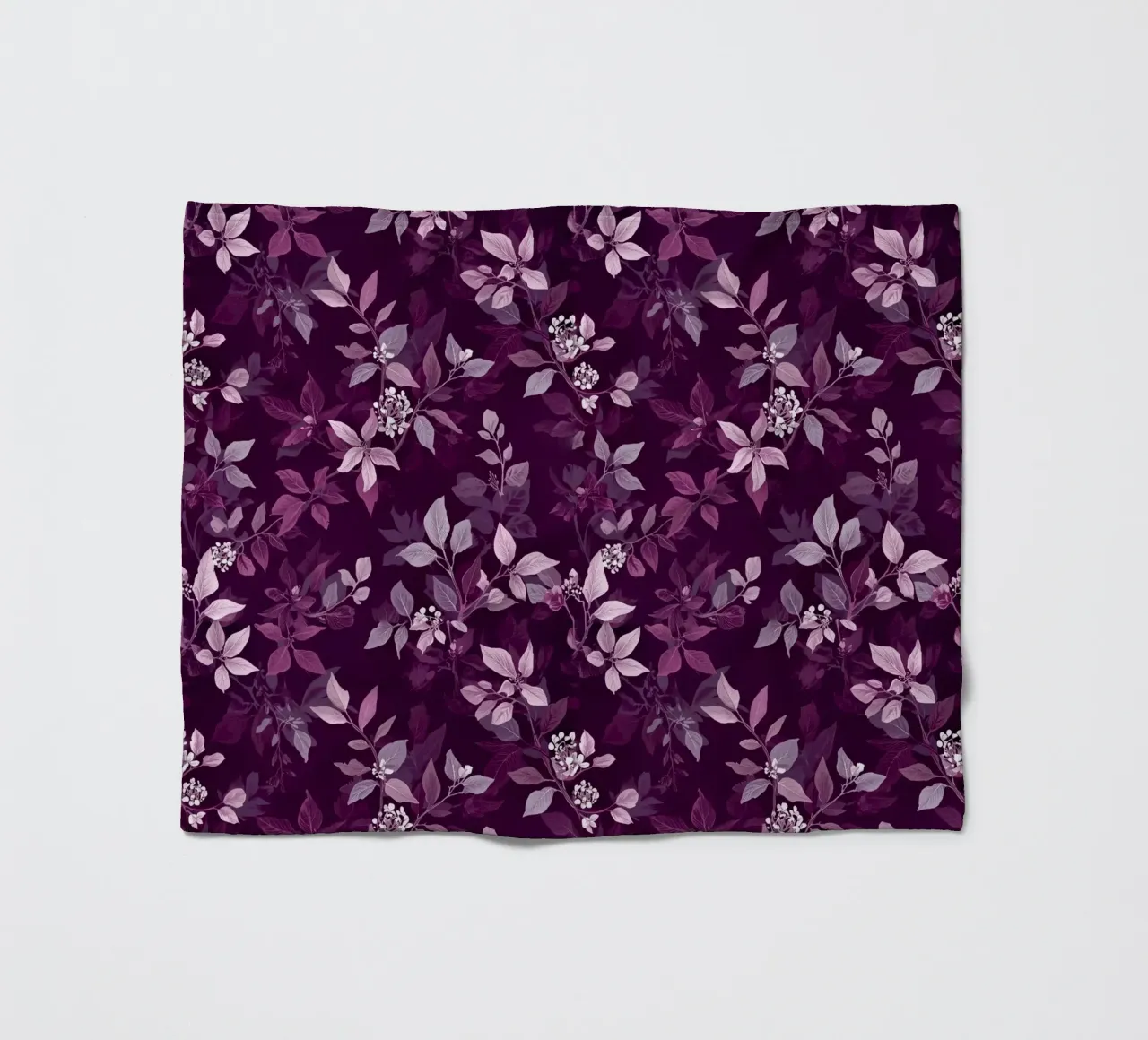 Purple Botanical Pattern coperta in pile da AzStore11