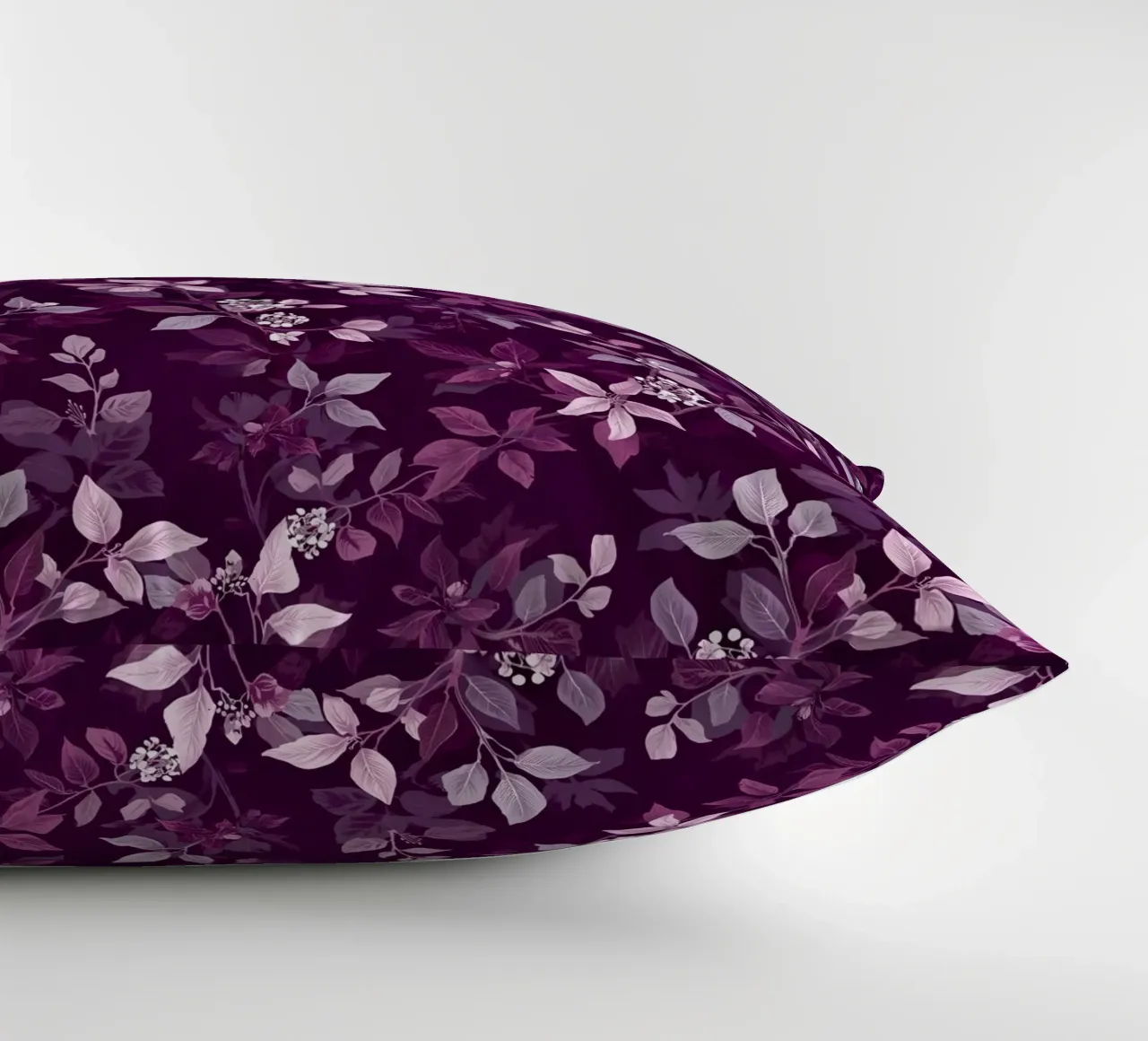 Purple Botanical Pattern cuscino da AzStore11