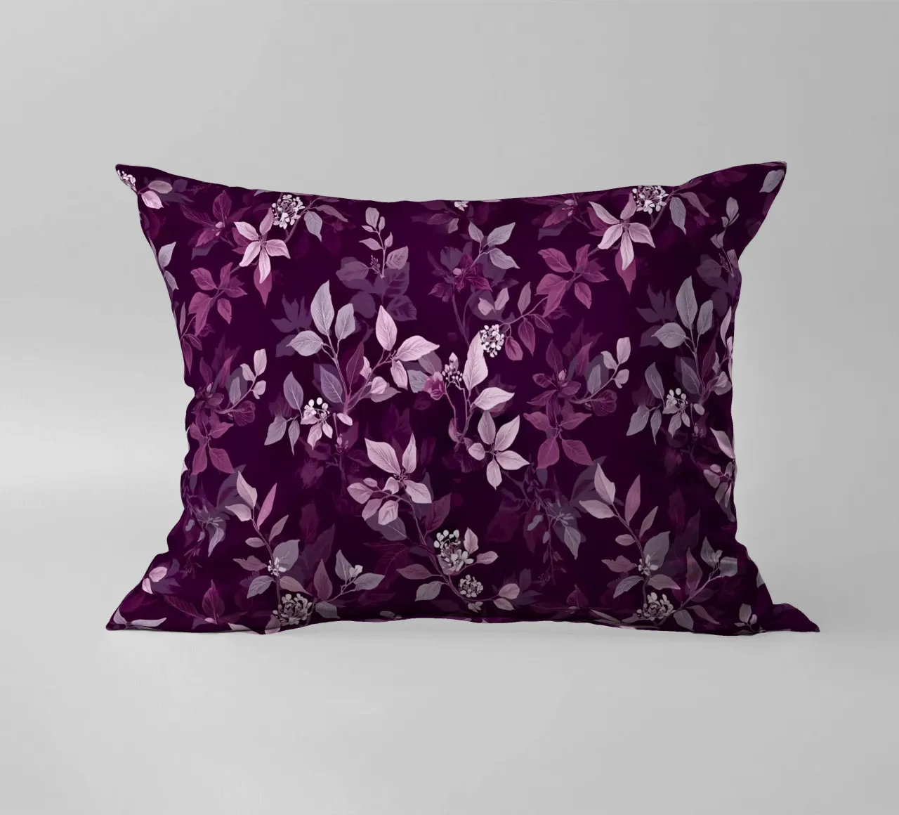 Purple Botanical Pattern cuscino da AzStore11