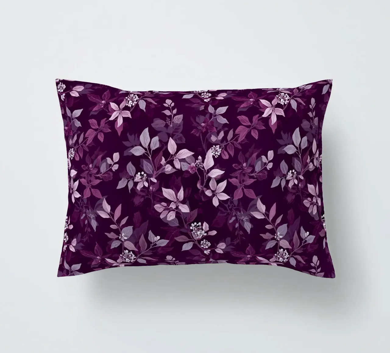 Purple Botanical Pattern cuscino da AzStore11