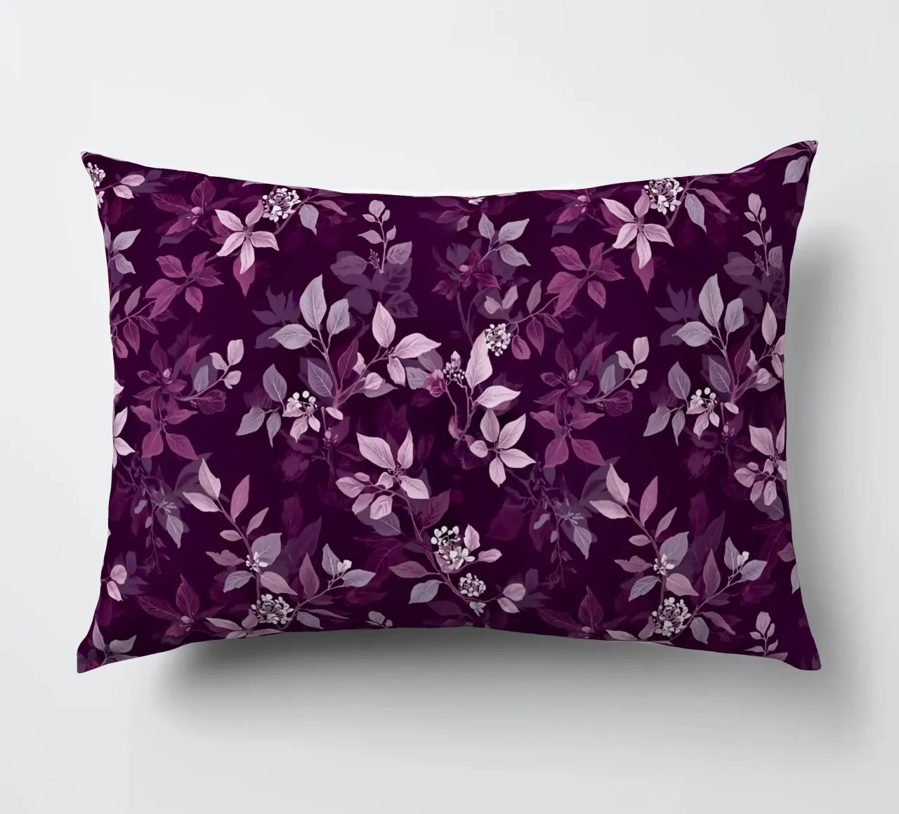 Purple Botanical Pattern cuscino da AzStore11